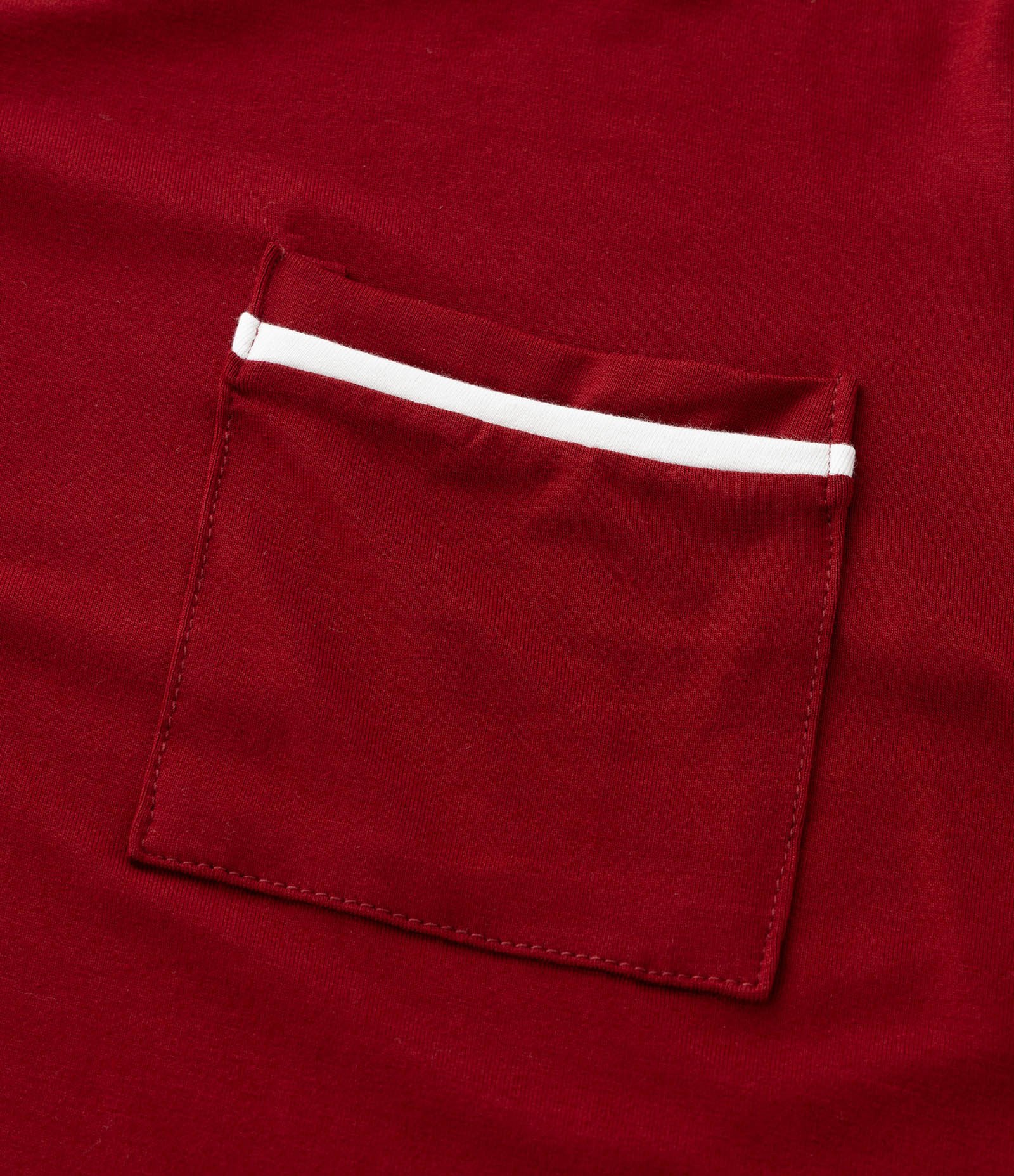 Pijama Curto em Viscose com Detalhes Contrastantes Curve & Plus Size Vermelho 10