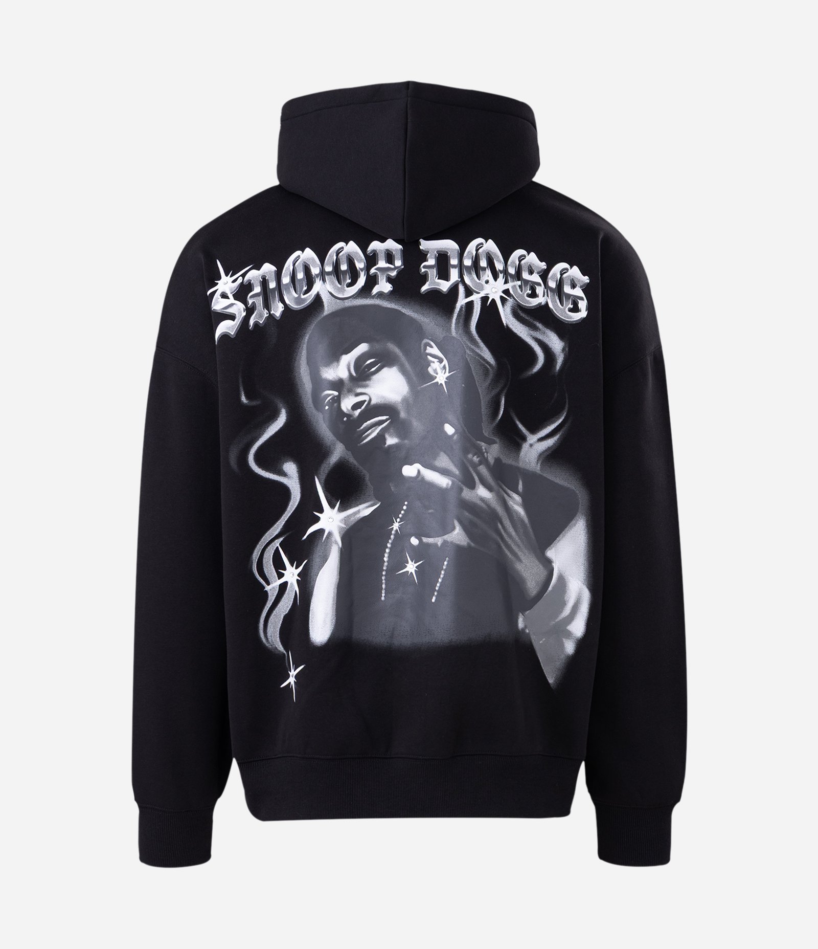 Blusao Moletom com Felpa Estampa Snoop Dogg Preto 6