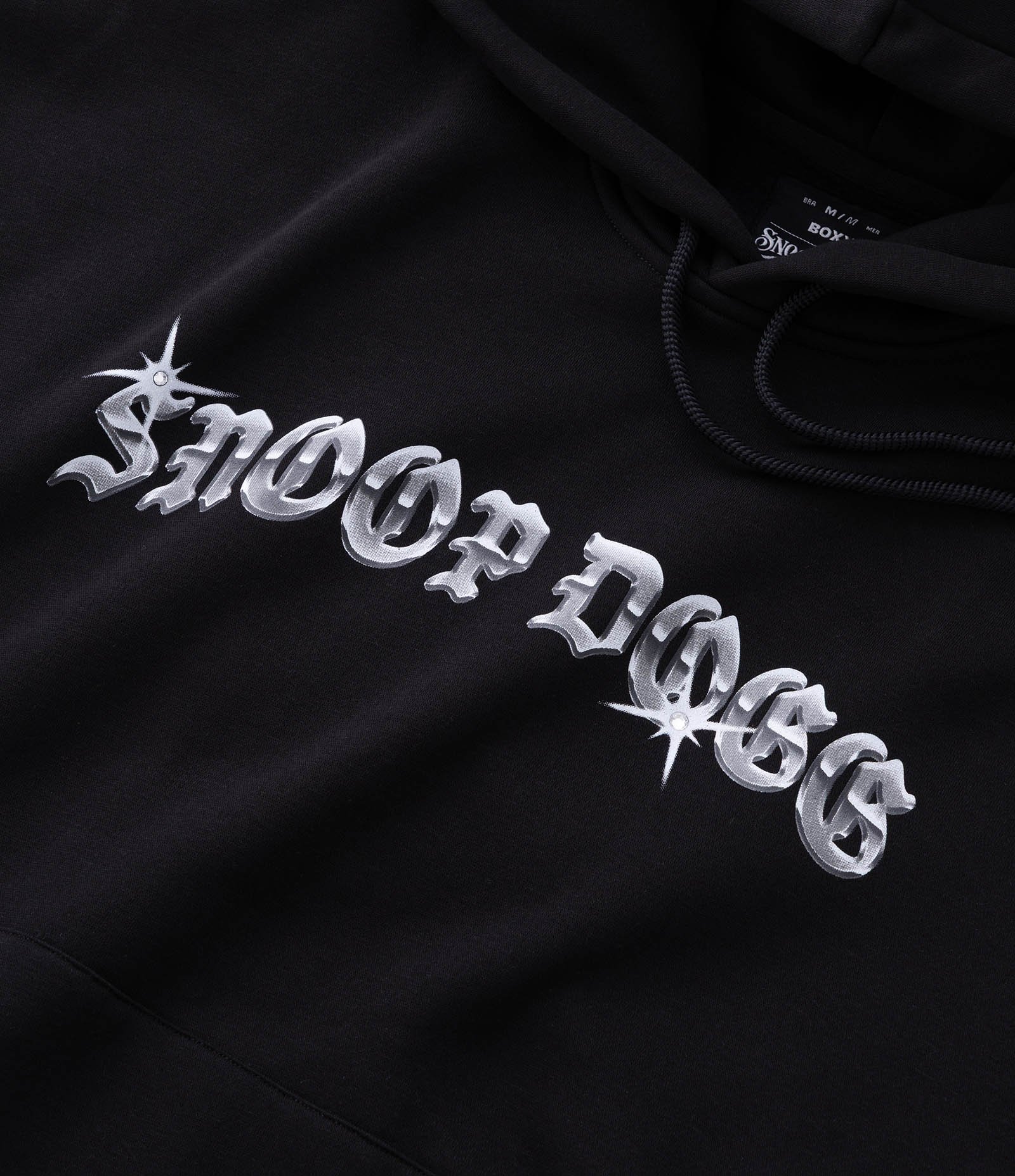 Blusao Moletom com Felpa Estampa Snoop Dogg Preto 8