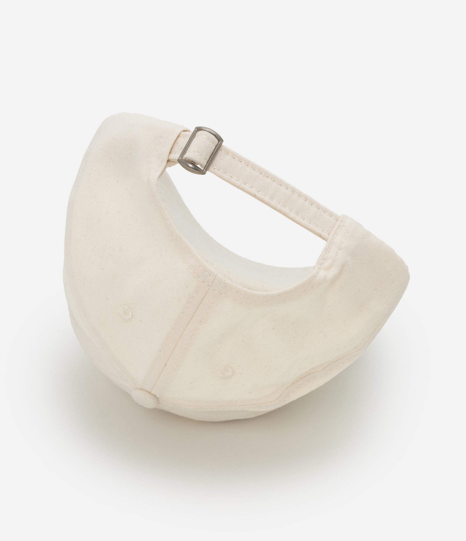 Boné Aba Curva em Sarja com Bordado Ciao Amore Off White 4