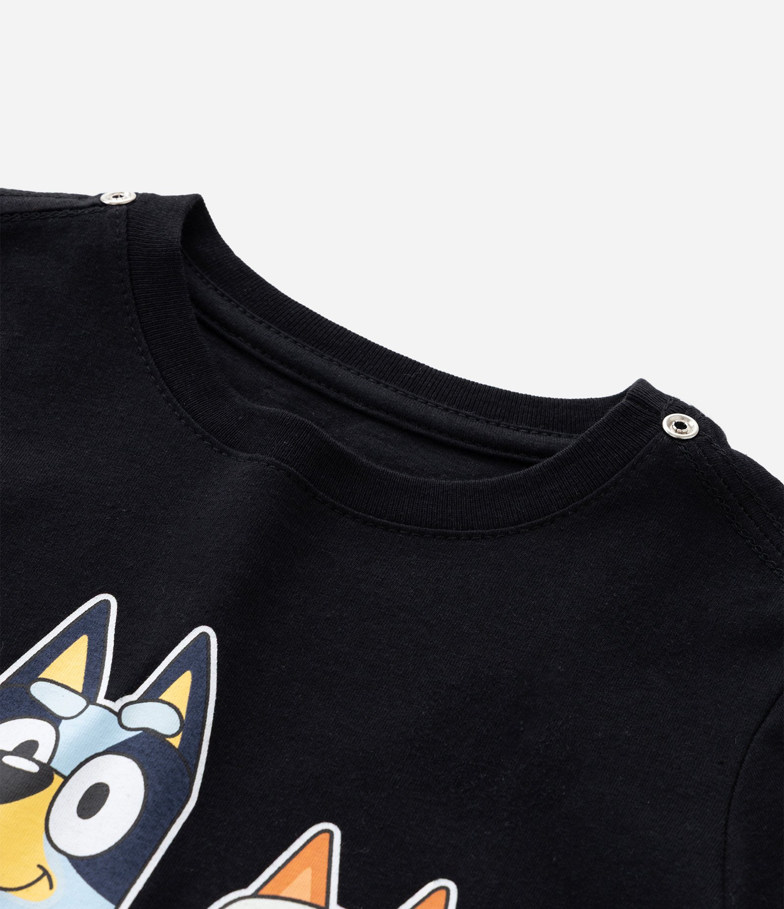 Camiseta Infantil com Capa Bluey Halloween - Tam 2 a 6 Anos Preto 7