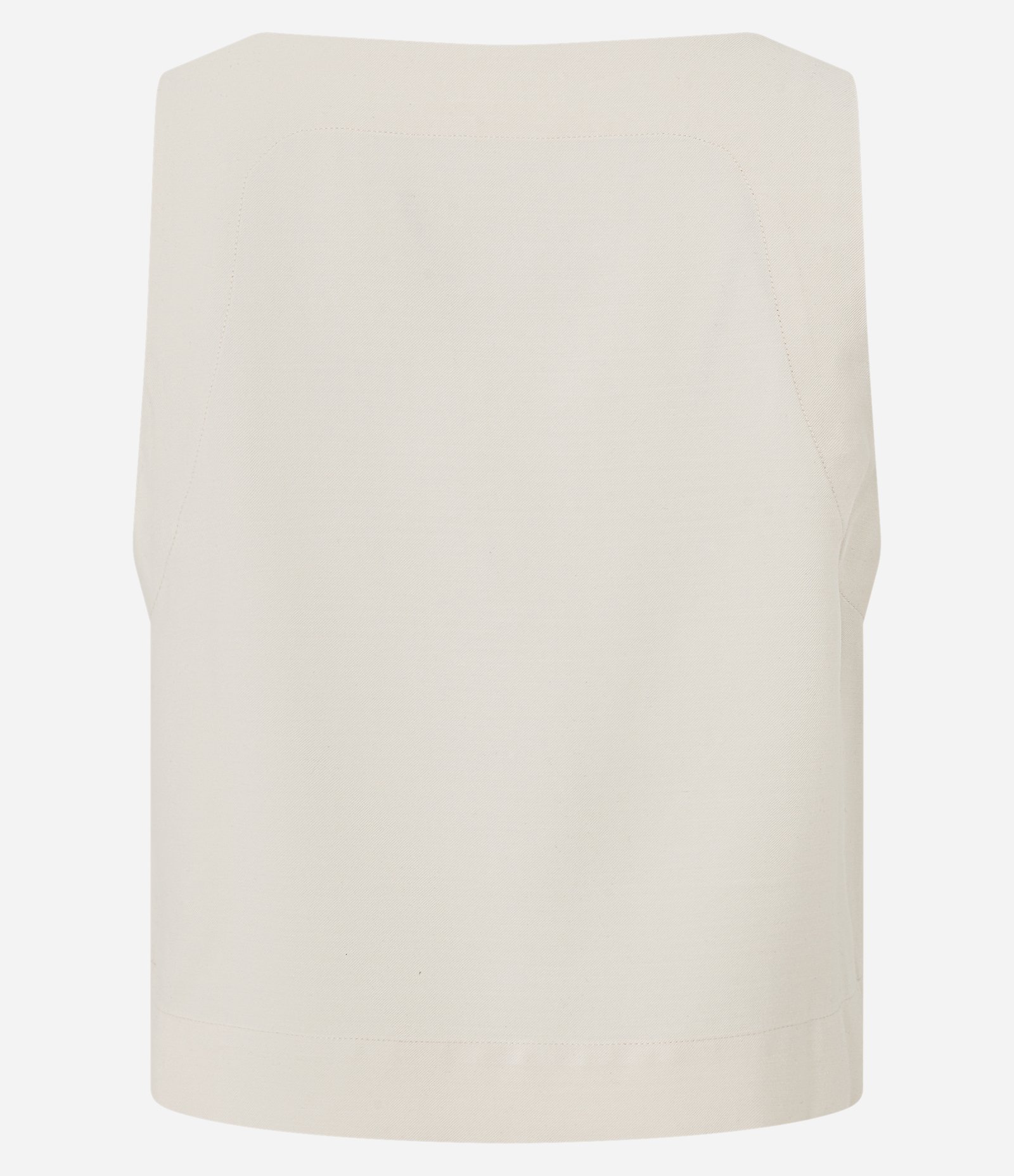 Blusa Estruturada em Viscose com Alça Larga Off White 6