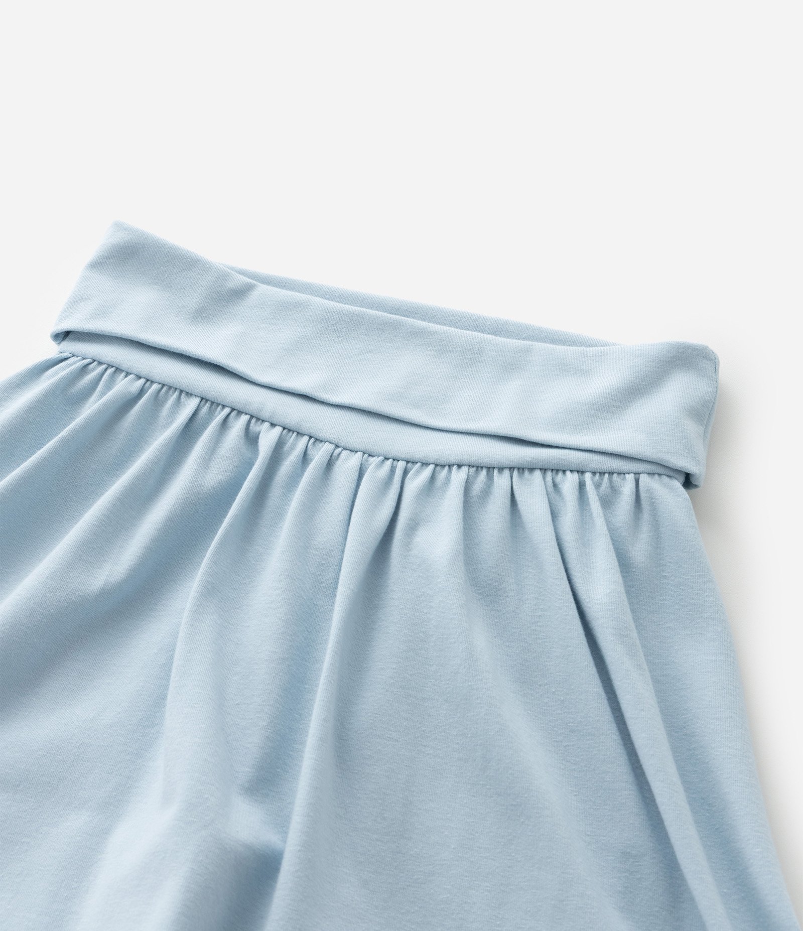 Short Saia Infantil com Cós Dobrado - Tam 5 a 14 Anos Azul 5