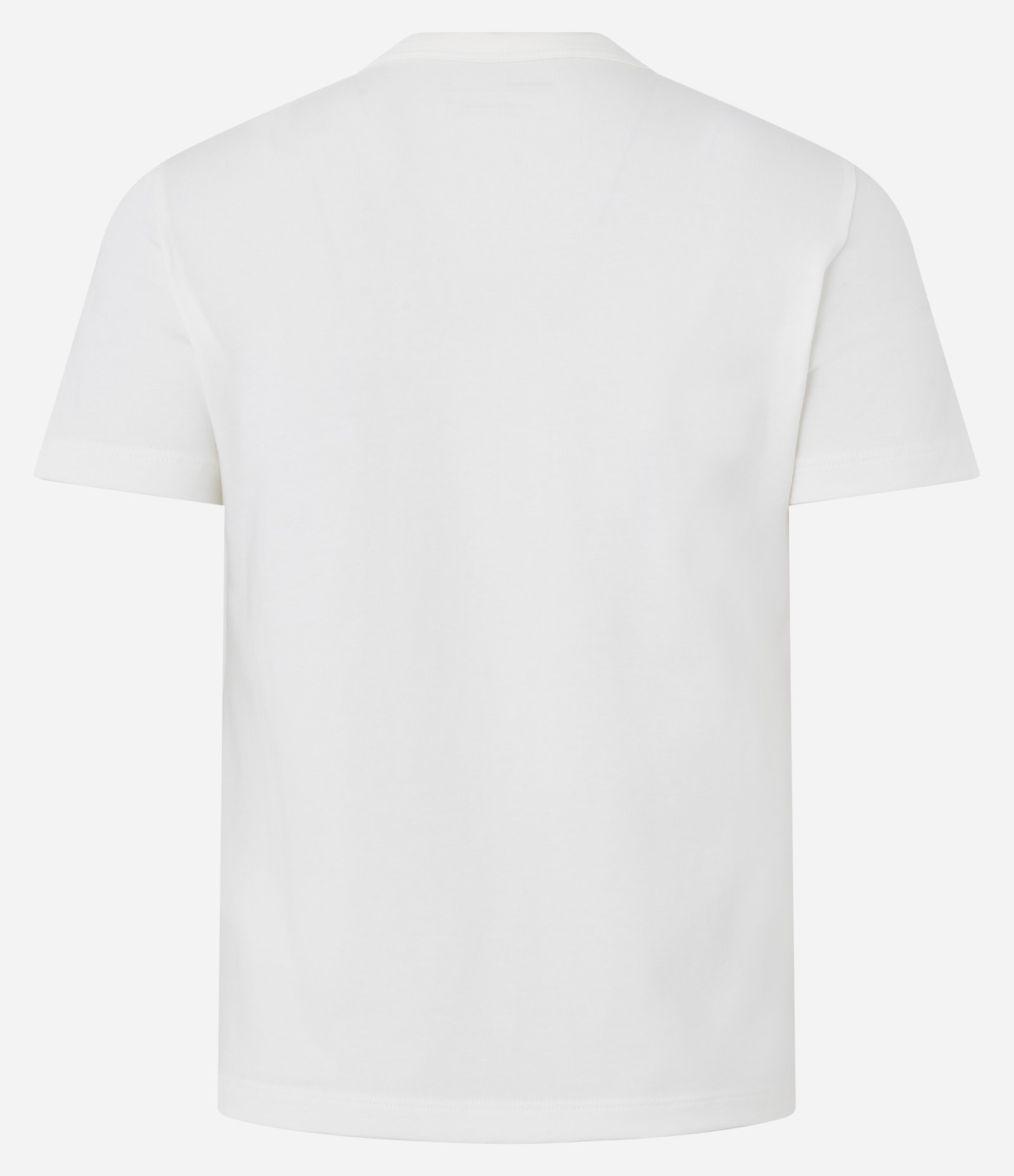 Blusa Slim Básica em Algodão Peruano com Gola Redonda Branco 7