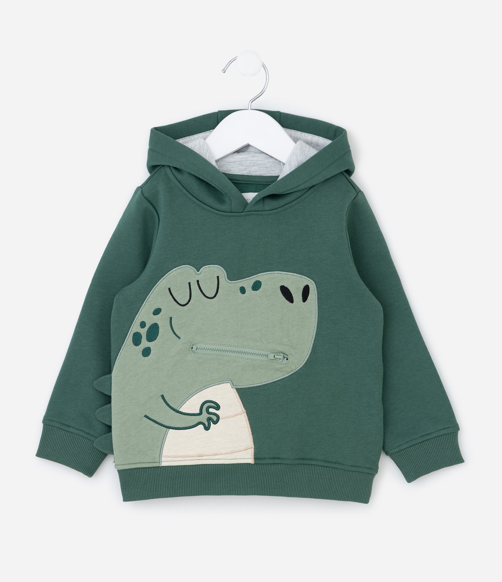 Conjunto Infantil em Moletom com Dino Interativo – Tam 1 a 5/6 Anos Verde 2