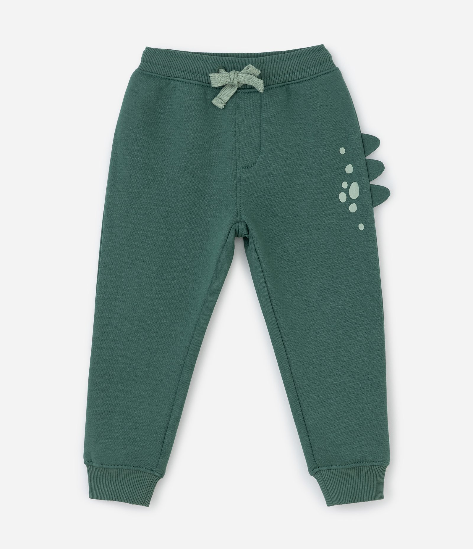 Conjunto Infantil em Moletom com Dino Interativo – Tam 1 a 5/6 Anos Verde 4