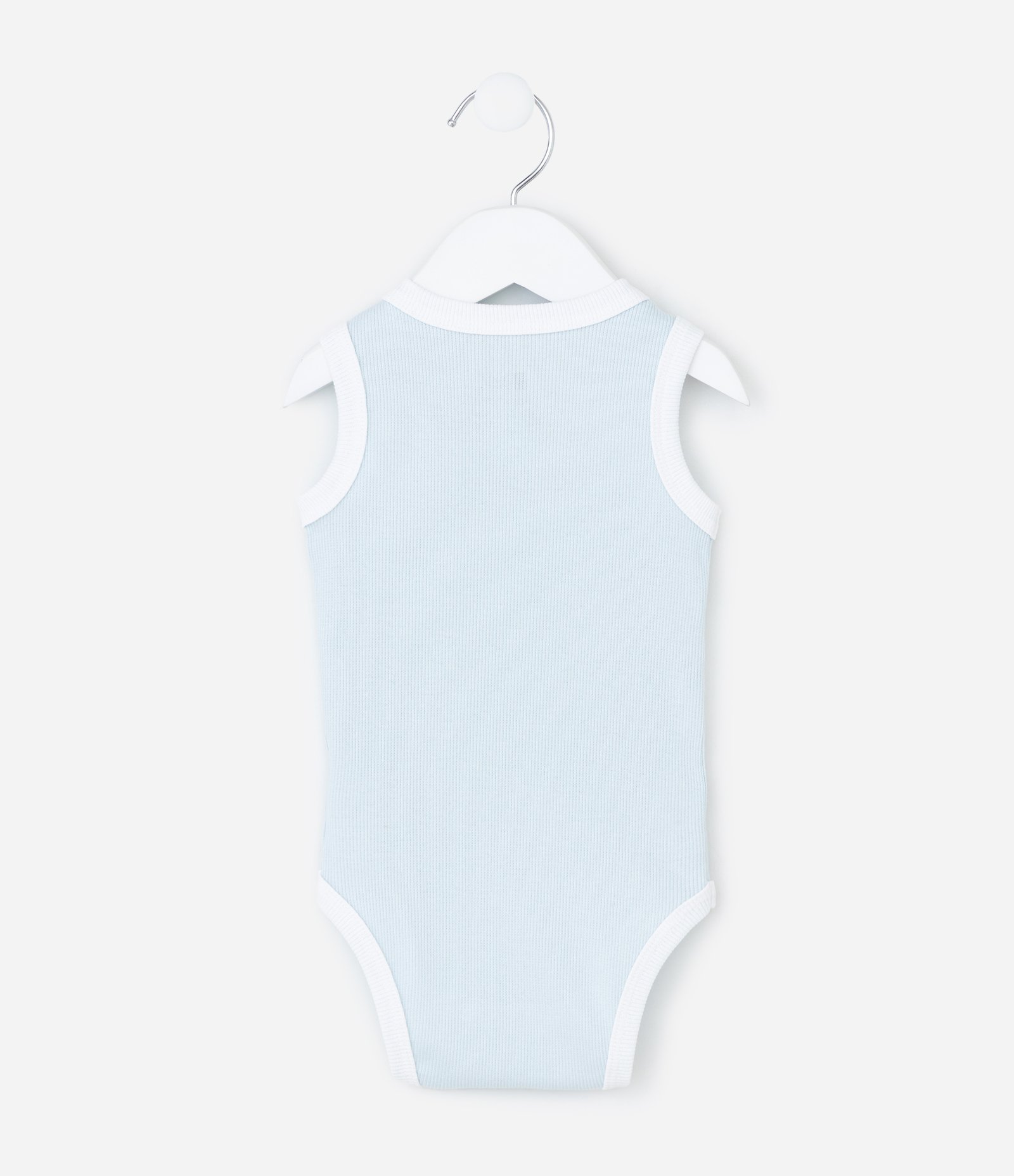 Body Infantil em Ribana Happy Baby - Tam 0 a 18 Meses Azul 3