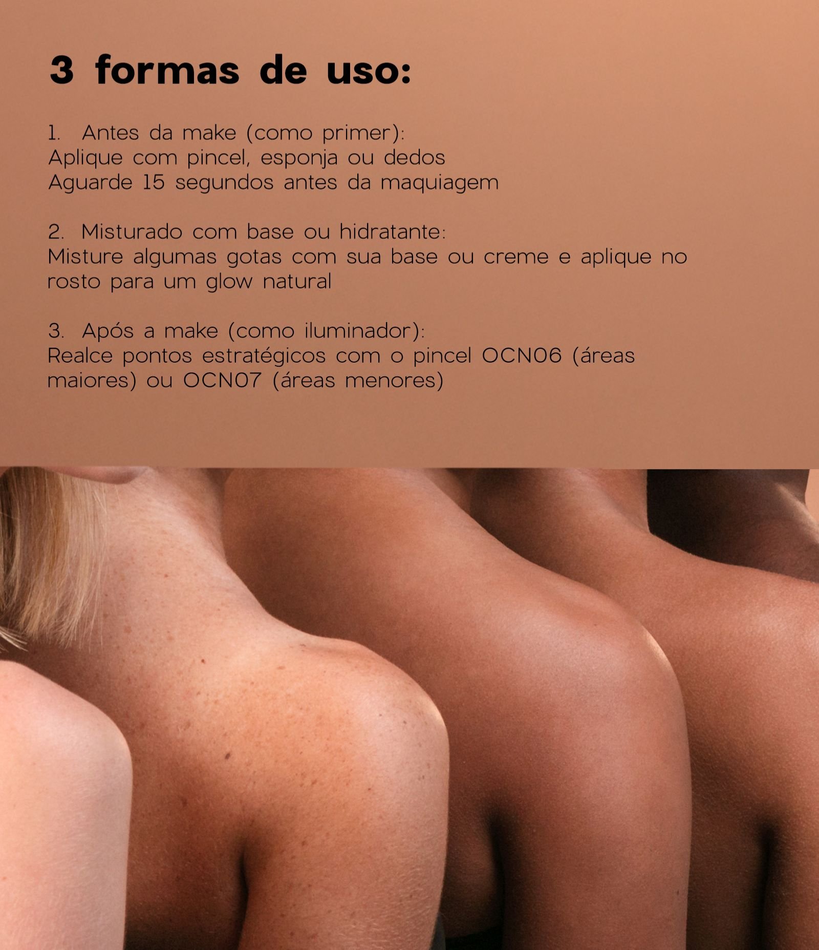 Glow Skin Primer Iluminador Light Oceane Medium 7