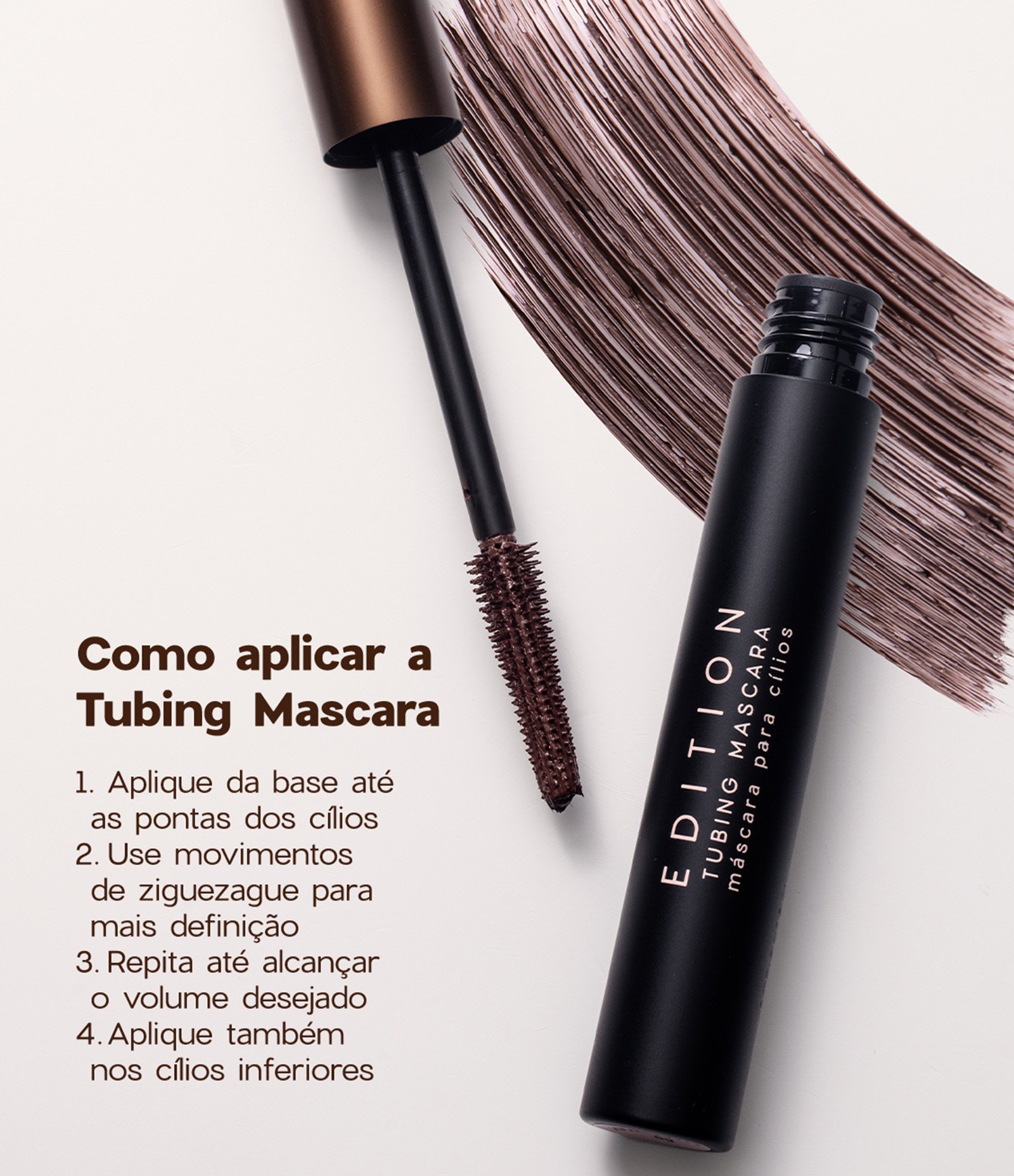 Tubing Mascara Edition Mascara Cilios Oceane Brown 7