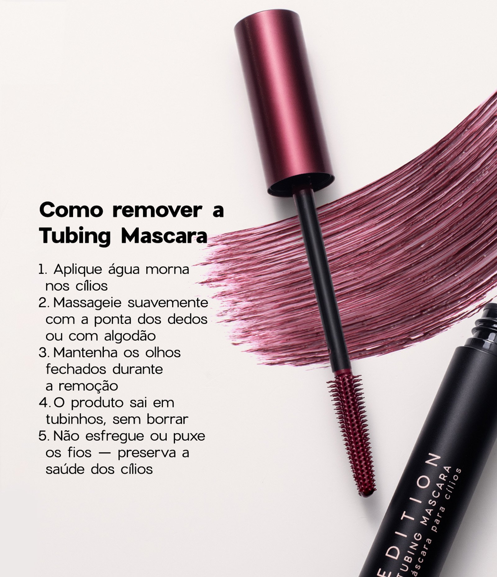 Tubing Mascara Edition Mascara Cilios Oceane Ruby 8