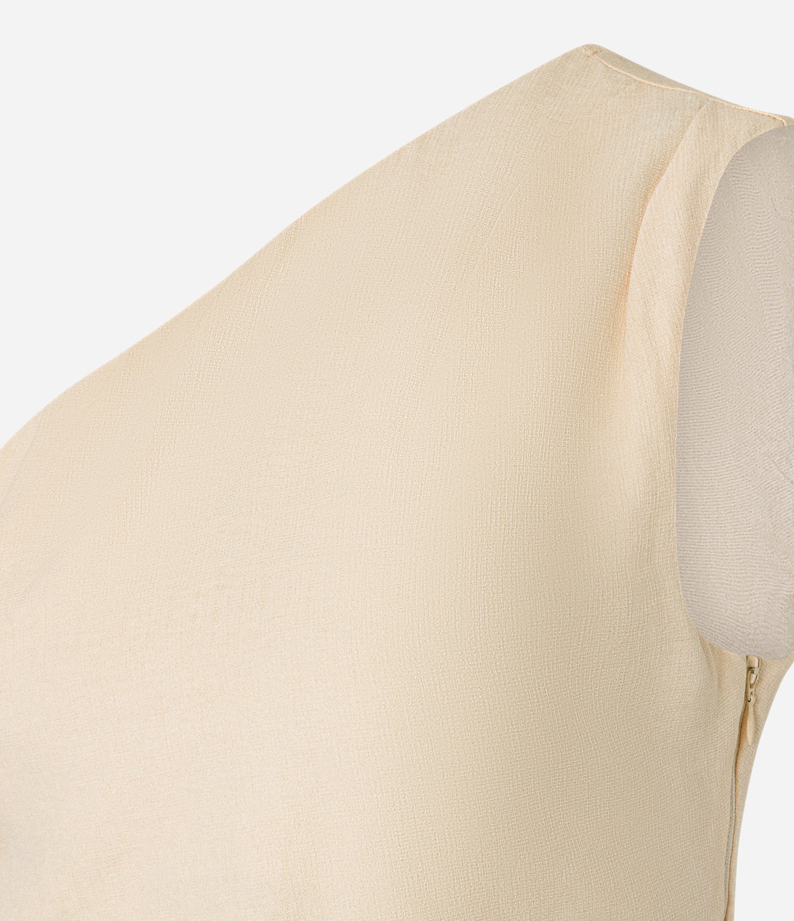 Blusa Alfaiatada Ombro Só em Viscose com Regulador Lateral Amarelo 8