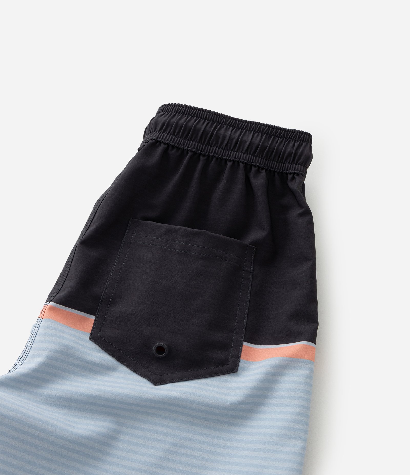 Bermuda de Banho Infantil Com Bloco de Cor - Tam 5 a 14 Anos Preto/Cinza 4