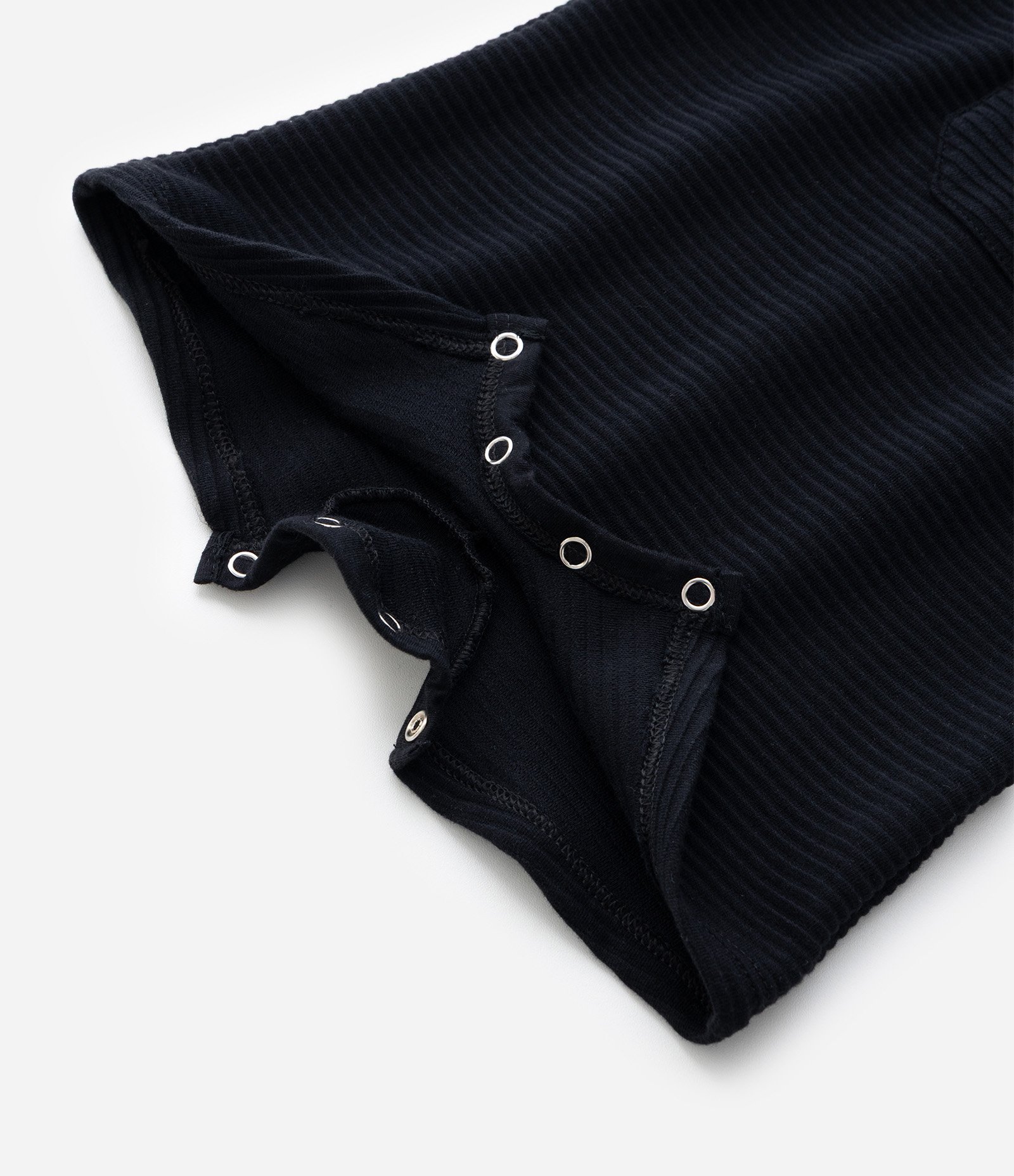 Jardineira Infantil Texturizada com Bolsinho - Tam 0 a 18 meses Preto 4