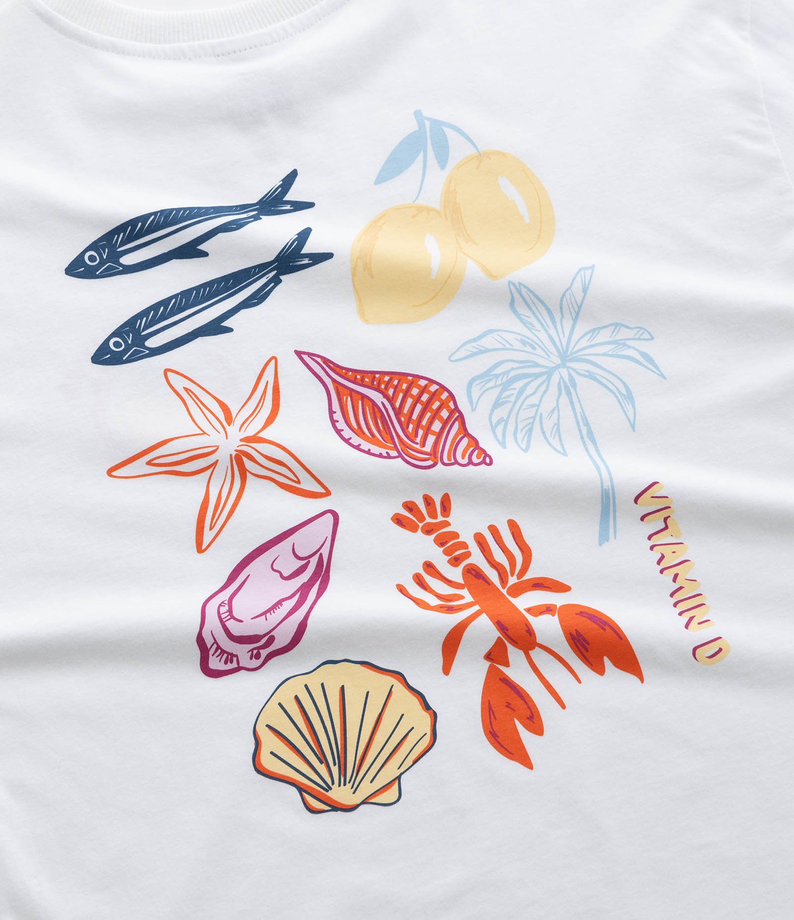 Camiseta Infantil em Algodão com Estampa Tropical - Tam 5 a 14 Anos Branco 4