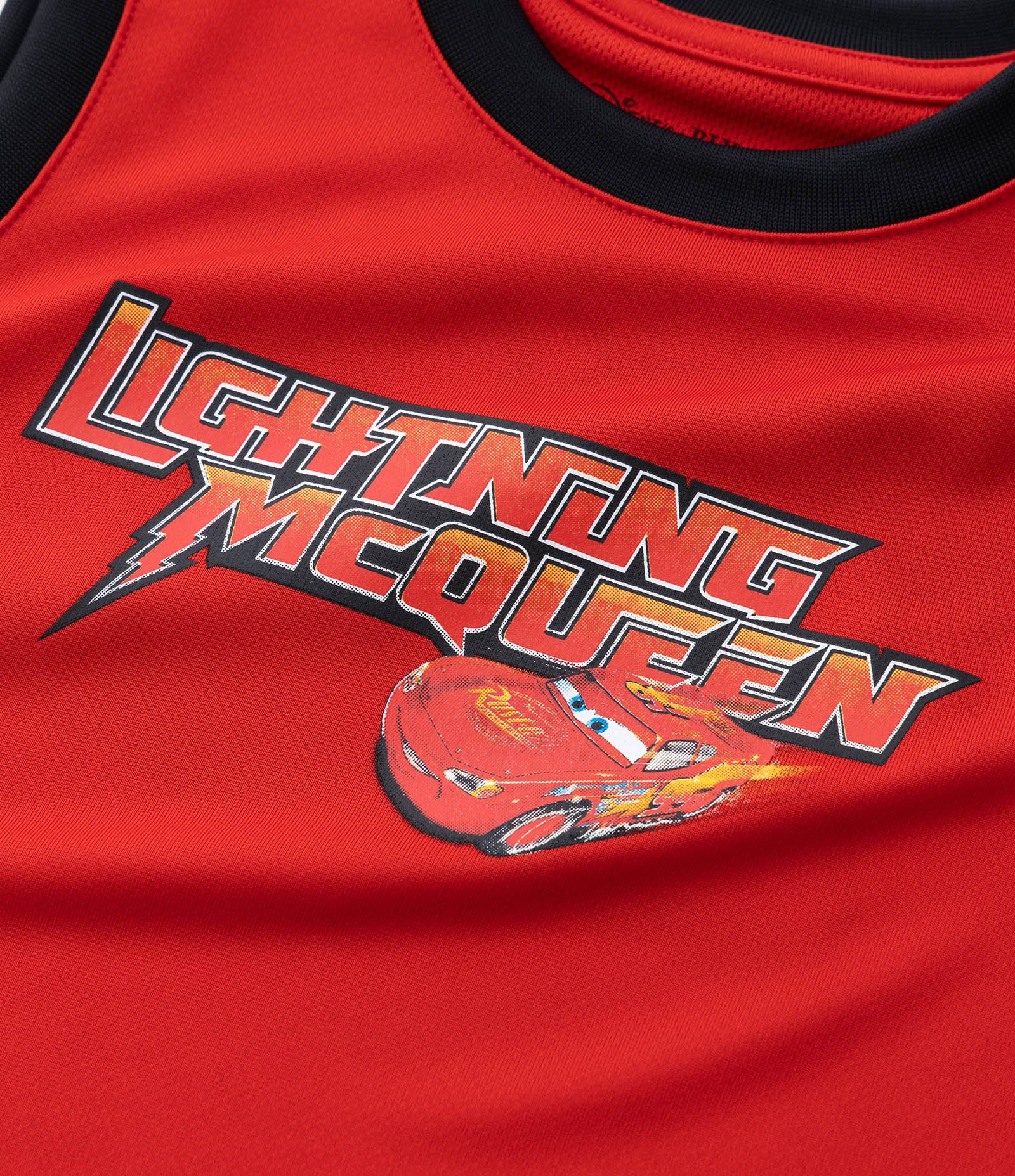 Regata Infantil de Basquete em Microfibra com Estampa Carros - Tam 3 a 8 Anos Vermelho 8