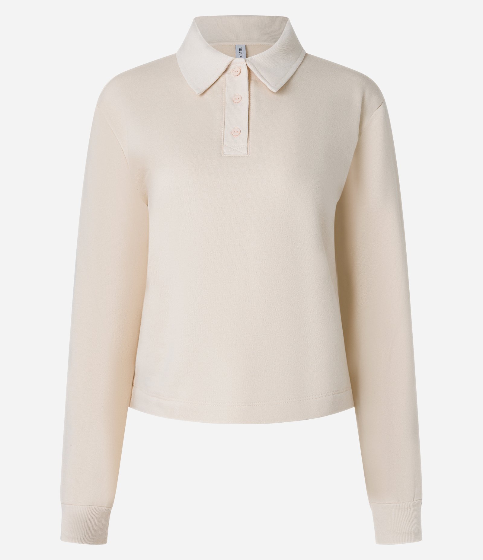 Suéter em Algodão com Gola Polo Rosa 5