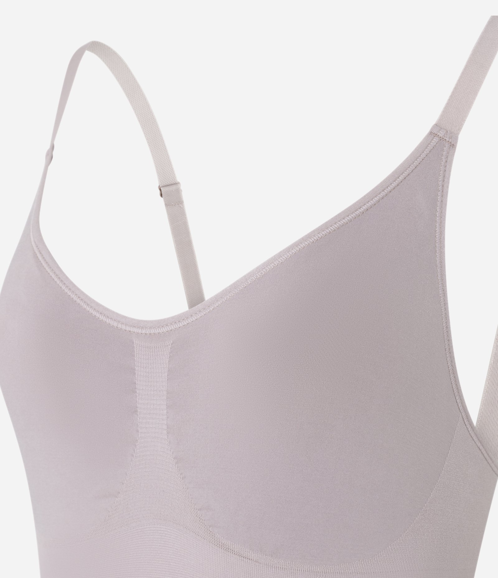 Body sem Bojo em Microfibra com Pernas Delrio Lilás Neutro 5