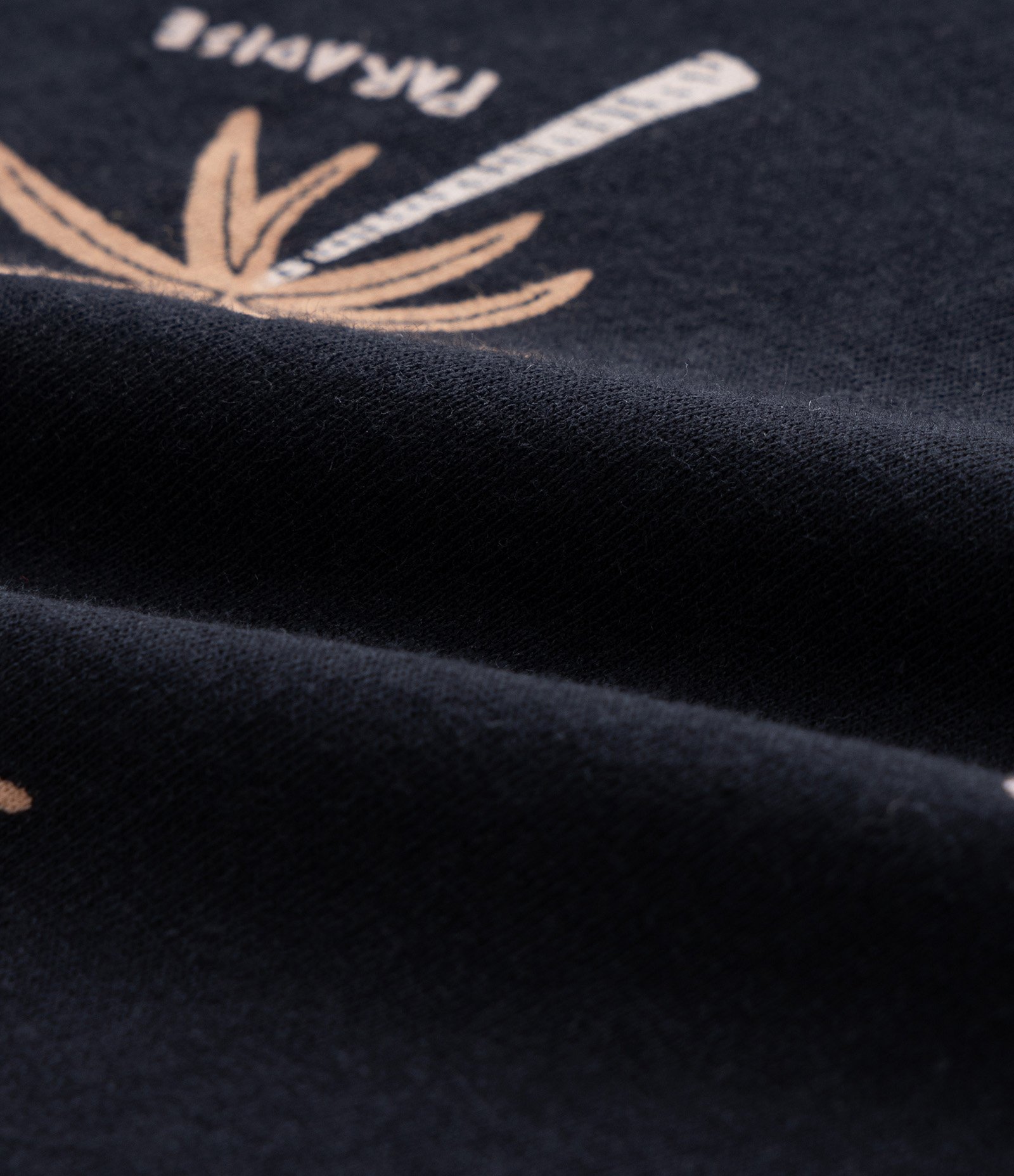 Camiseta Infantil Regular com Estampa de Coqueiros - Tam 5 a 14 Anos Preto 3