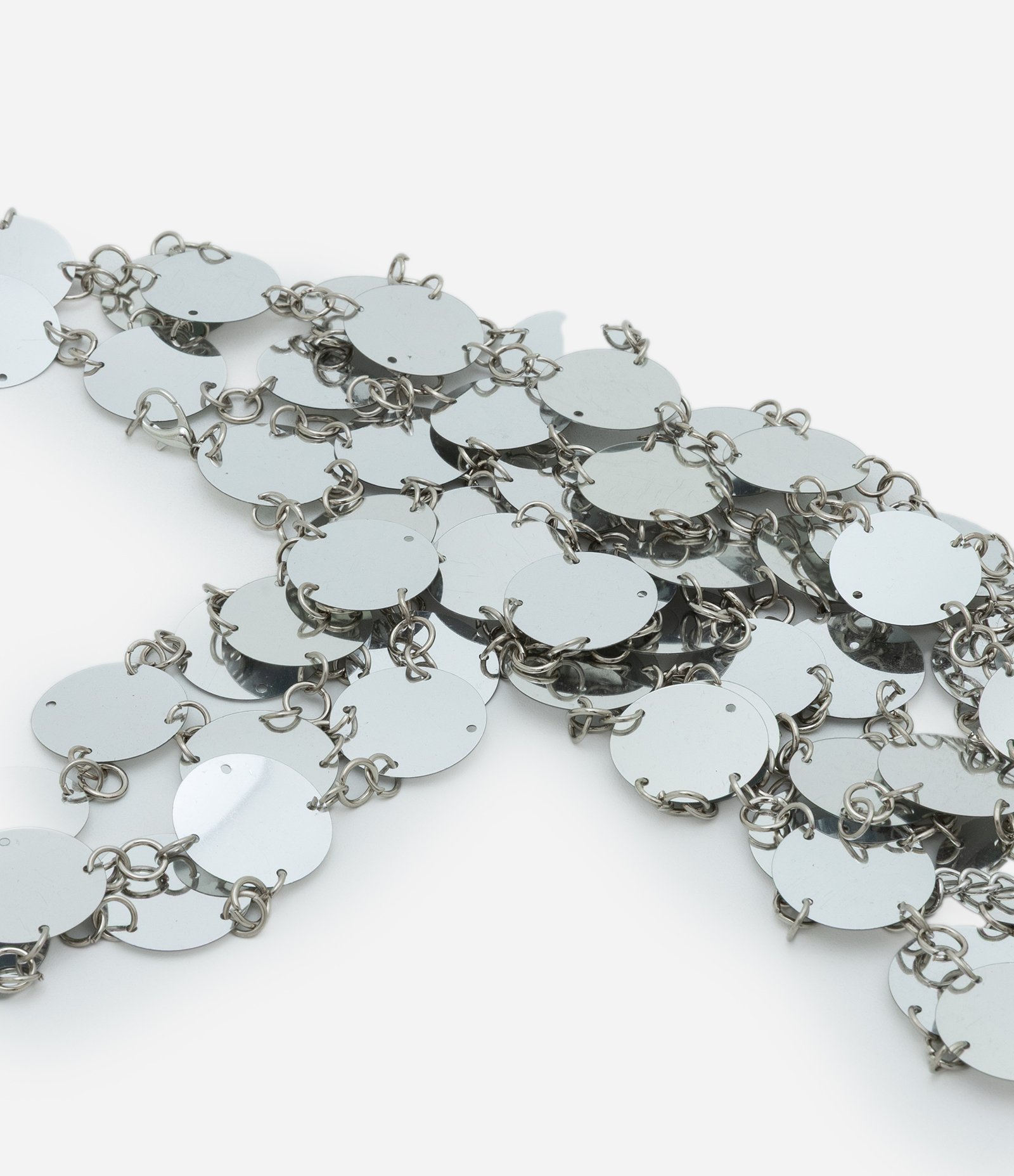 Body Chain em Paetê com Mangas Prata 3