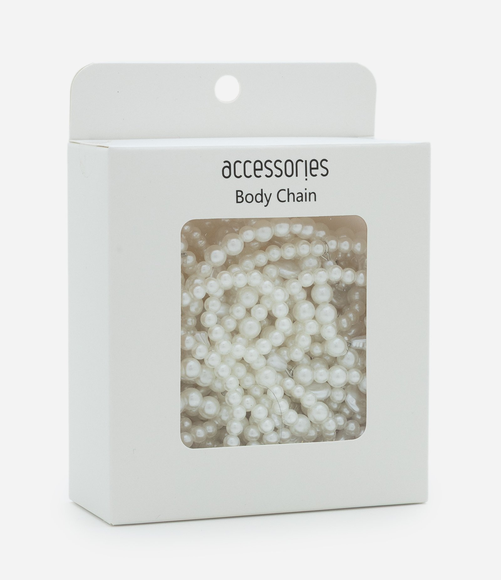 Body Chain Top com Camadas de Pérolas Artificiais Perolado 3