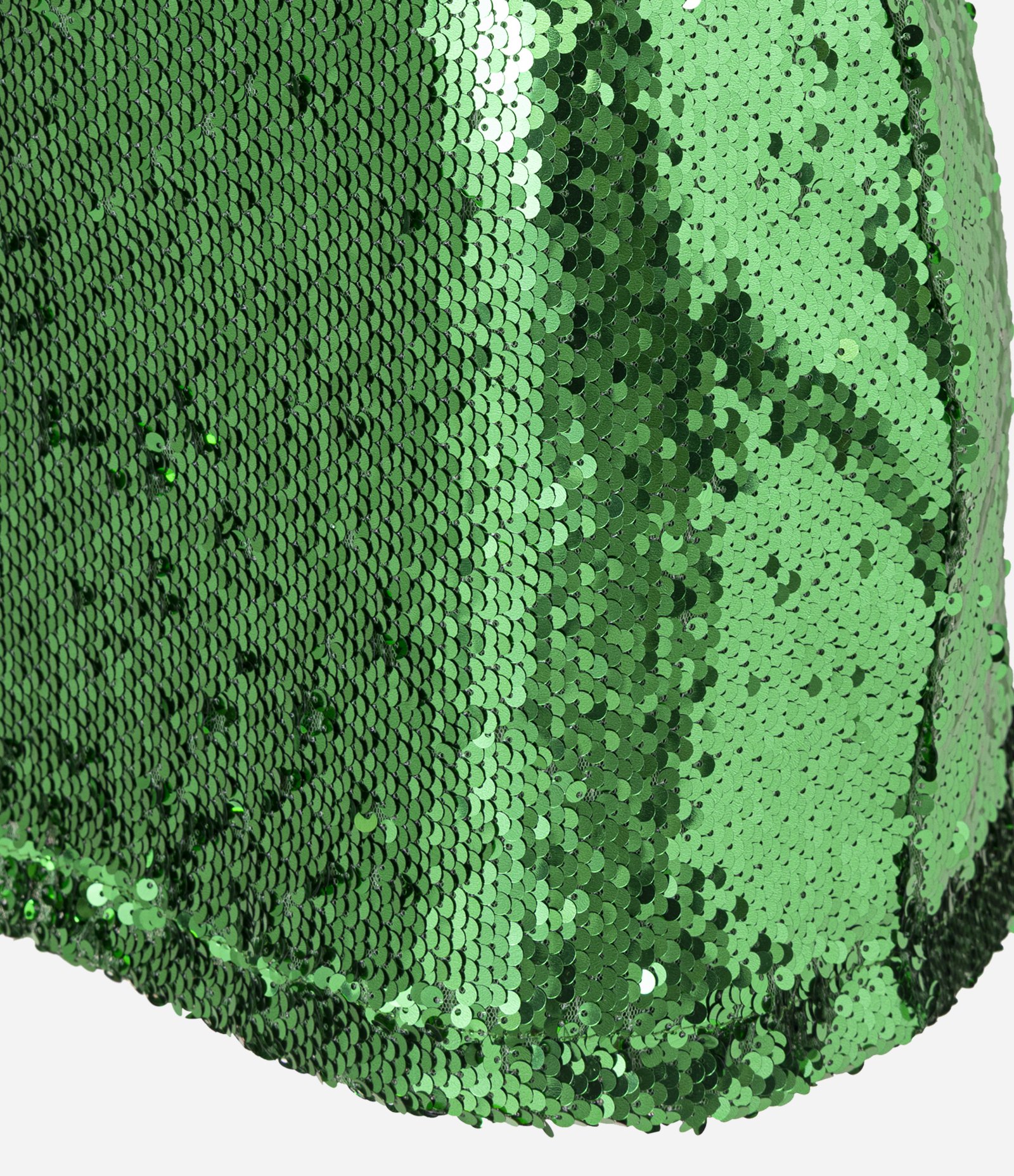 Saia Curta em Paetê Verde 6