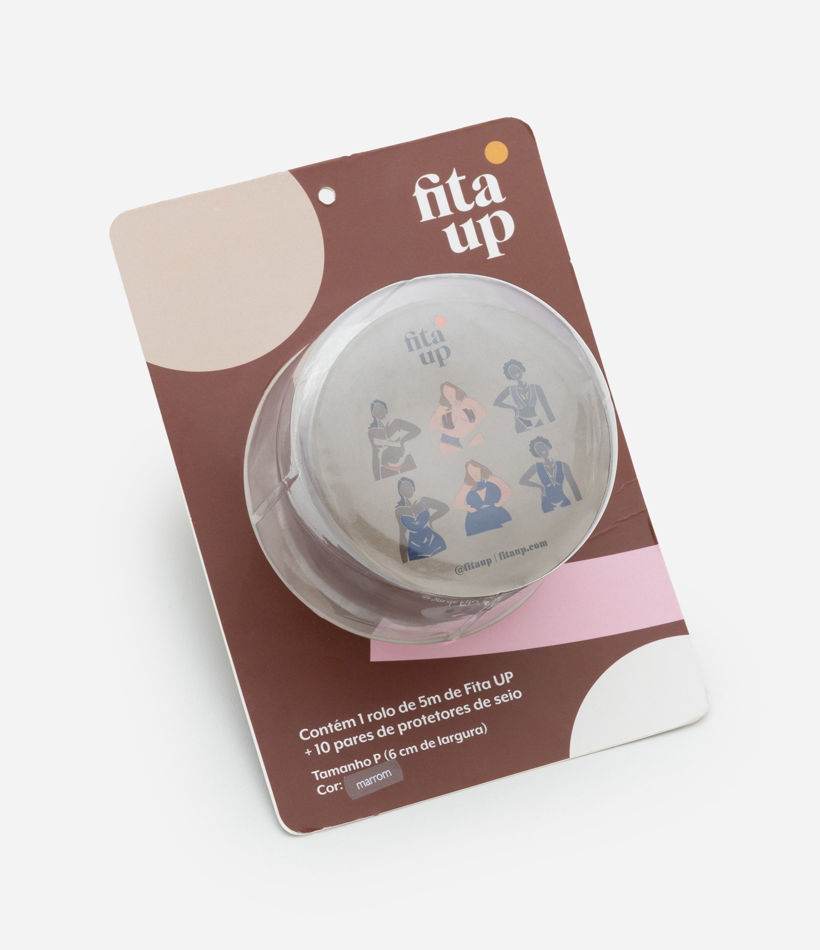 Fita Adesiva para Seios Fita Up Marrom 2