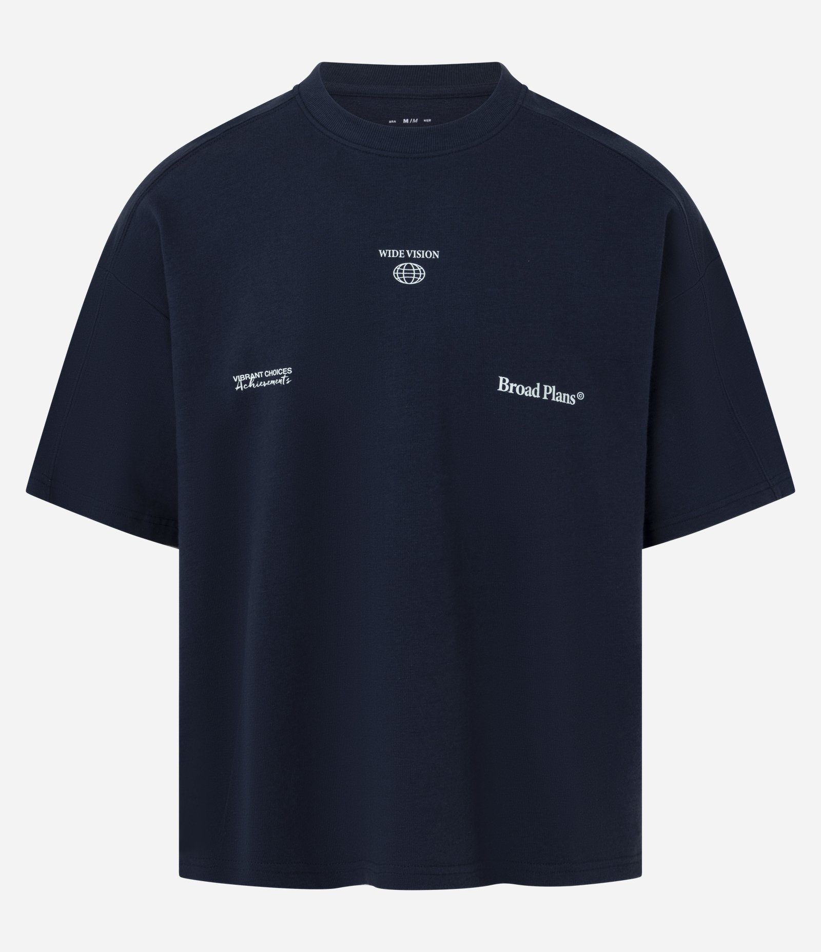 Camiseta Oversized em Algodão com Estampa Frente e Costas Broad Plans Preto 5