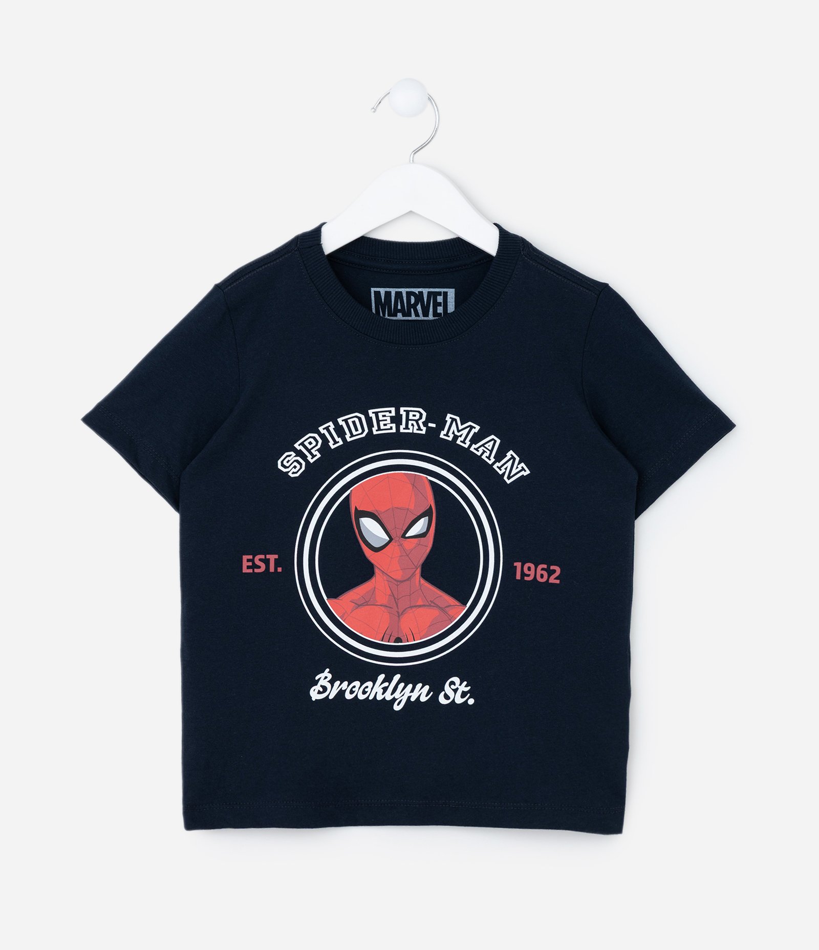 Camiseta Infantil com Estampa Homem-Aranha - Tam 3 a 10 Anos Azul 2