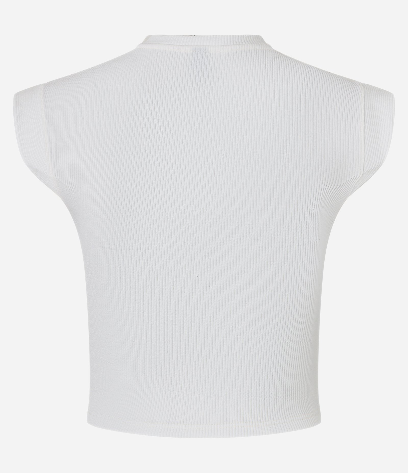 Blusa Canelada com Cava Diferenciada Branco 7