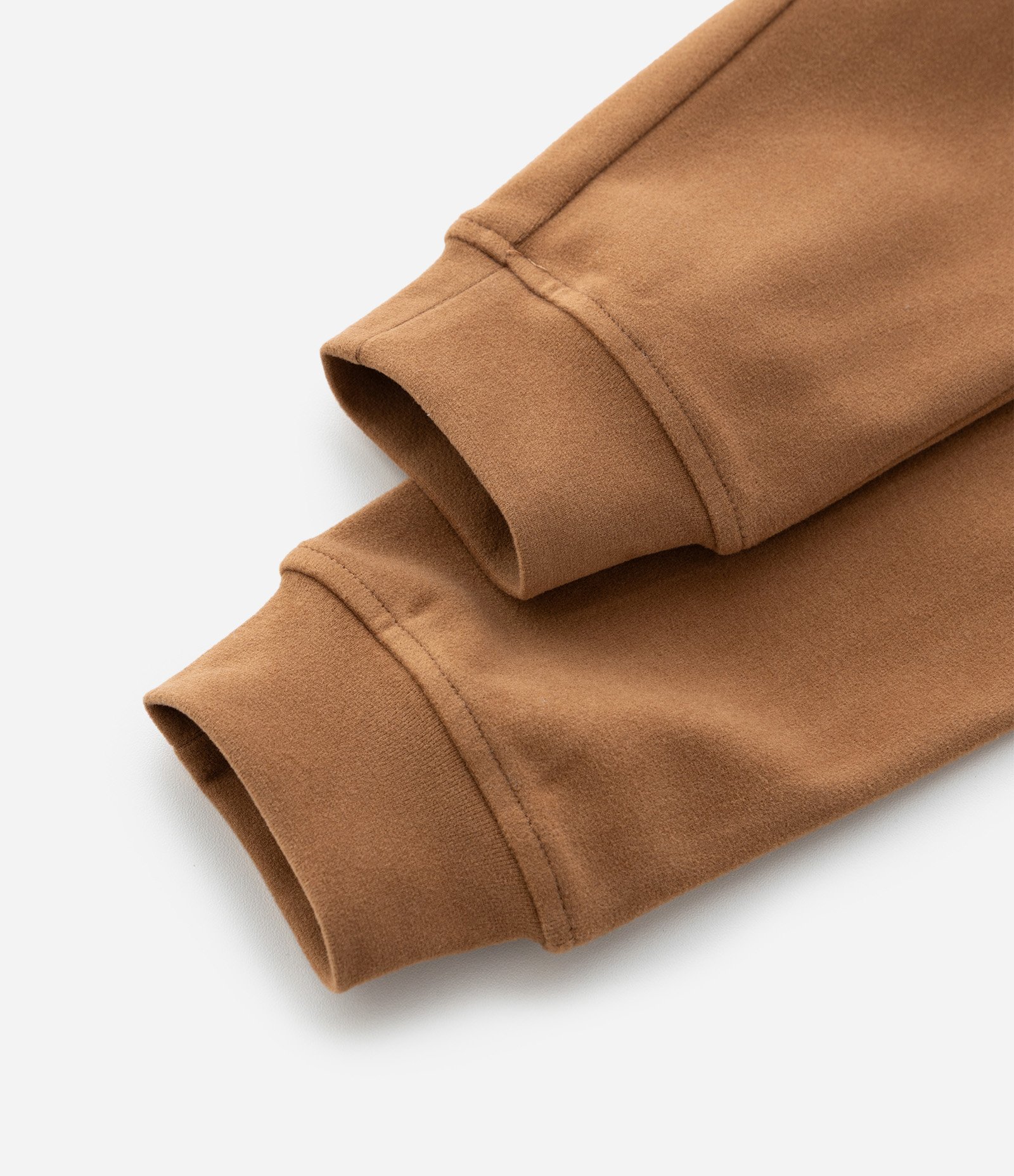 Calça Infantil em Felpa Liso com Cordão Ajustável - Tam 1 A 6 Anos Marrom 6