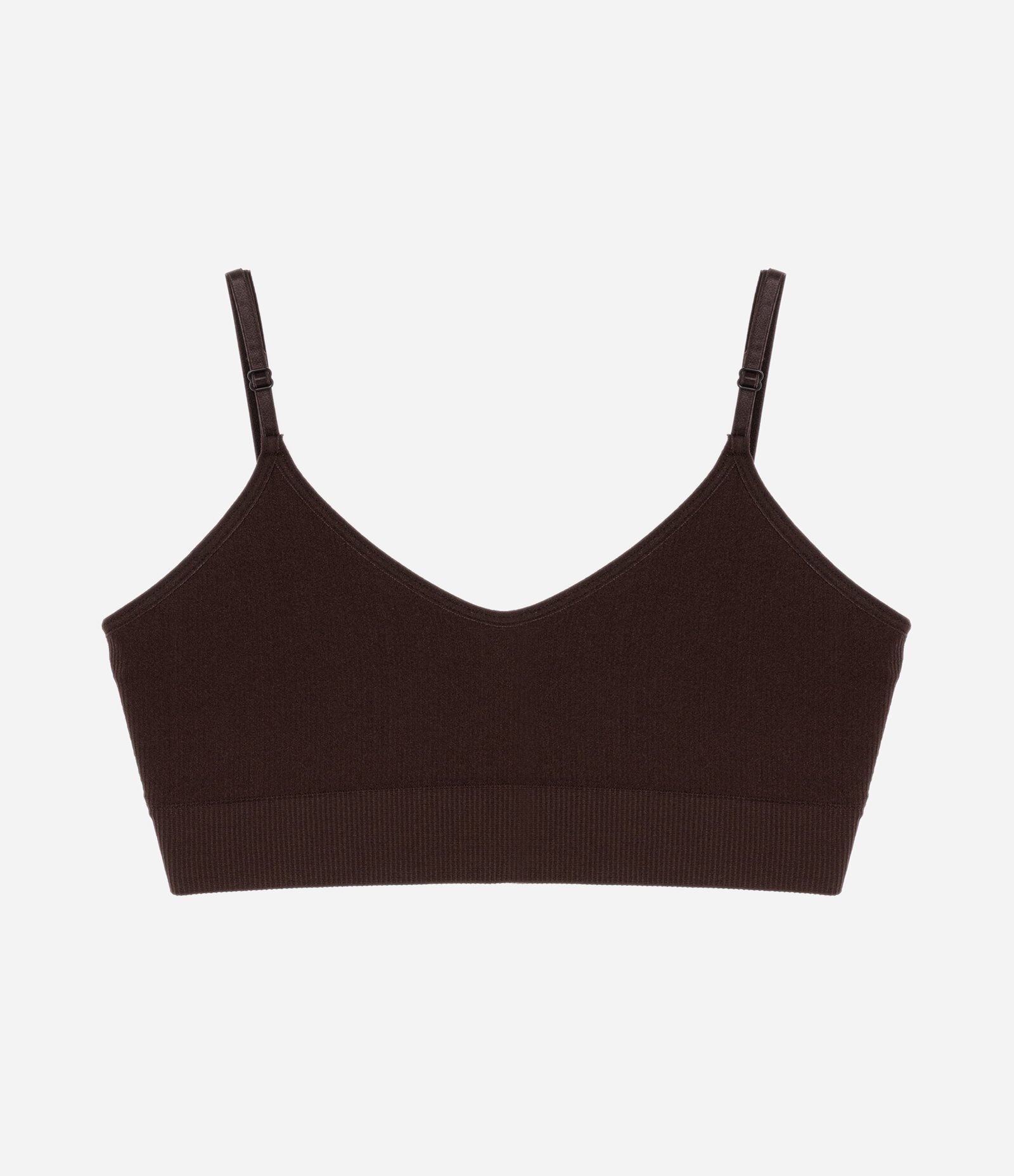 Sutiã com Bojo sem Aro Seamless Delrio Marrom 5