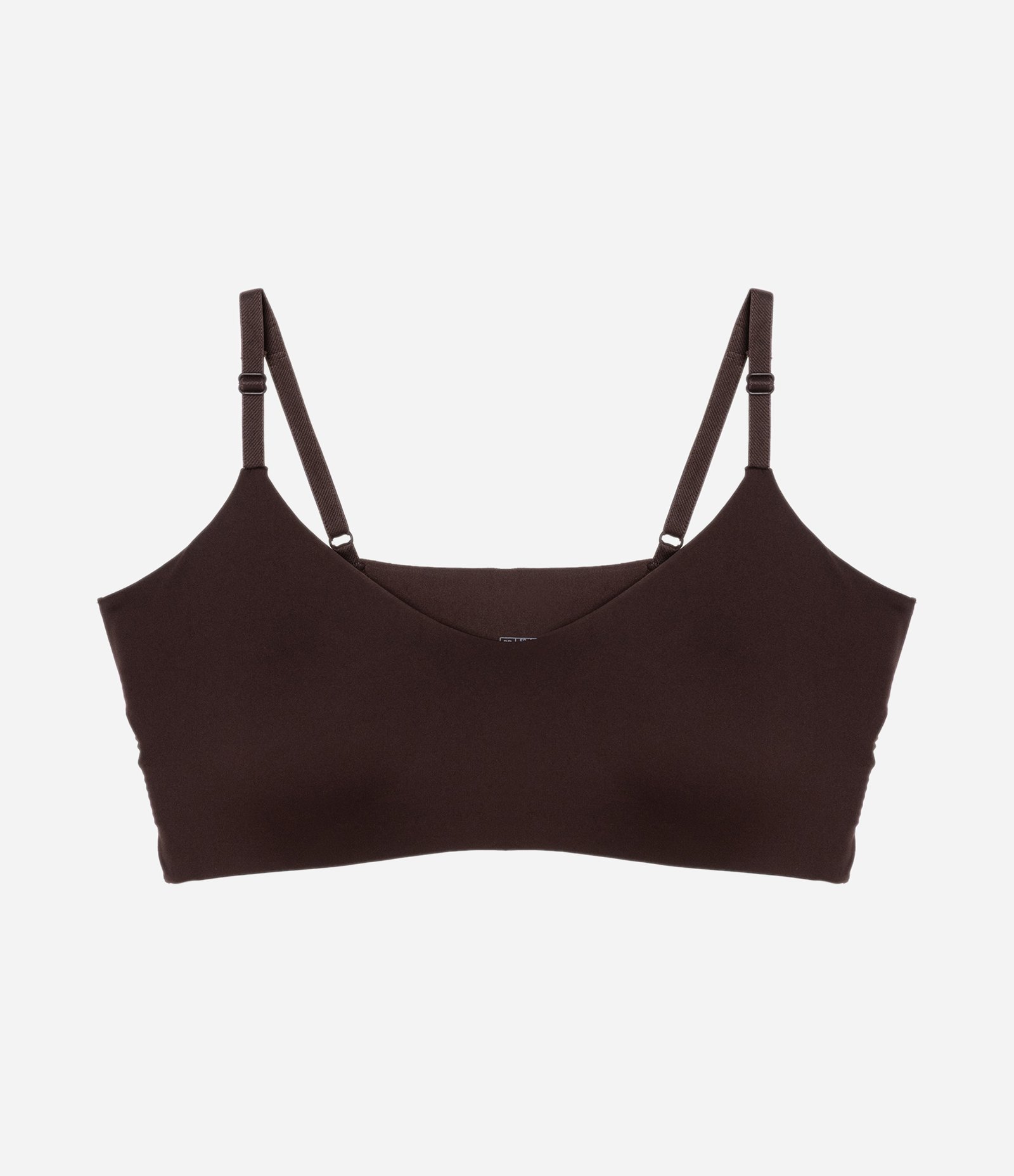 Sutiã Top sem Aro em Microfibra Delrio Marrom 5