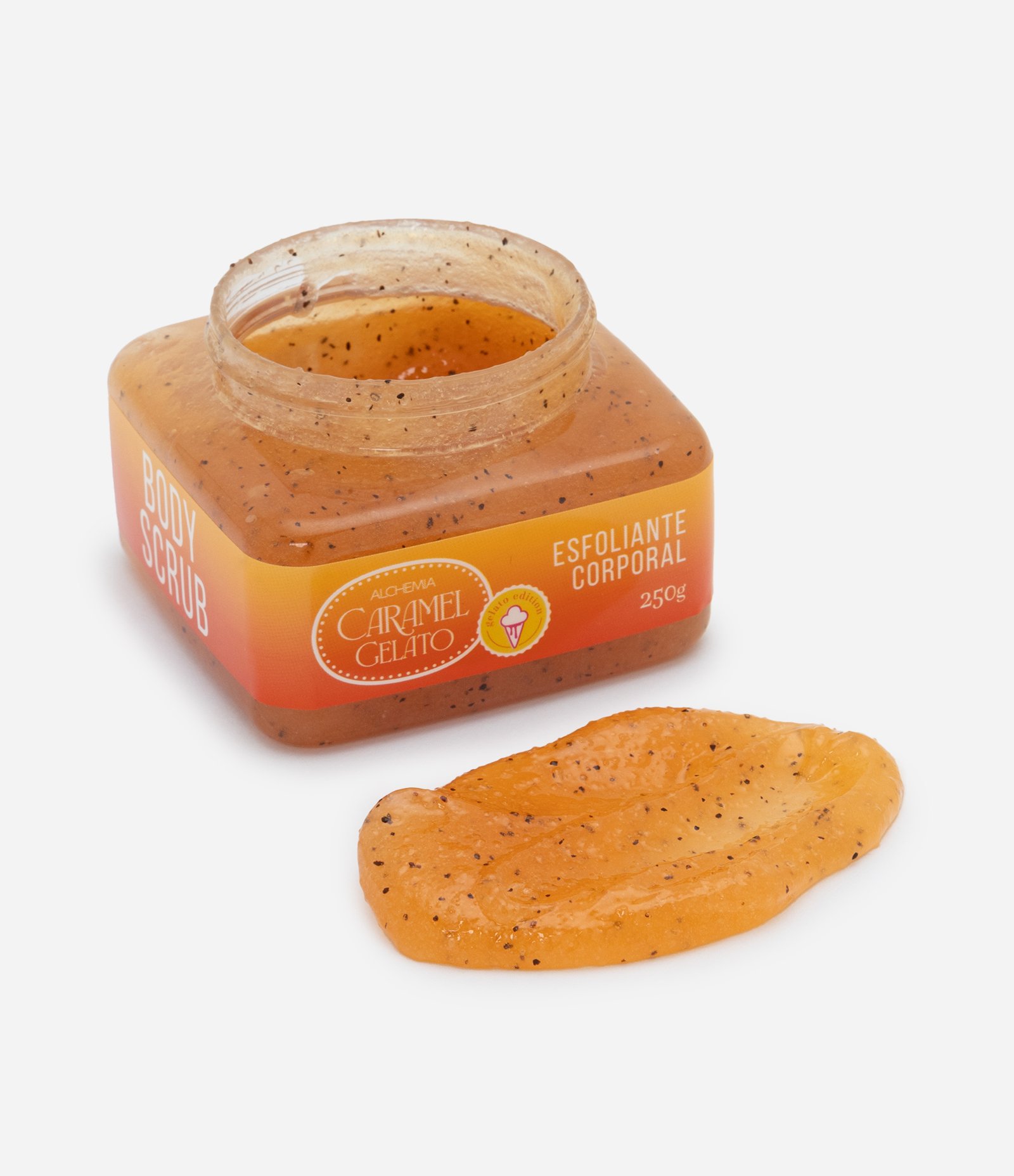 Body Scrub Esfoliante Corporal Caramel Gelato 250g 250G 4