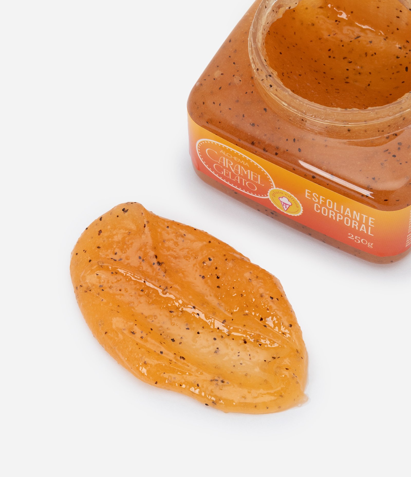 Body Scrub Esfoliante Corporal Caramel Gelato 250g 250G 5