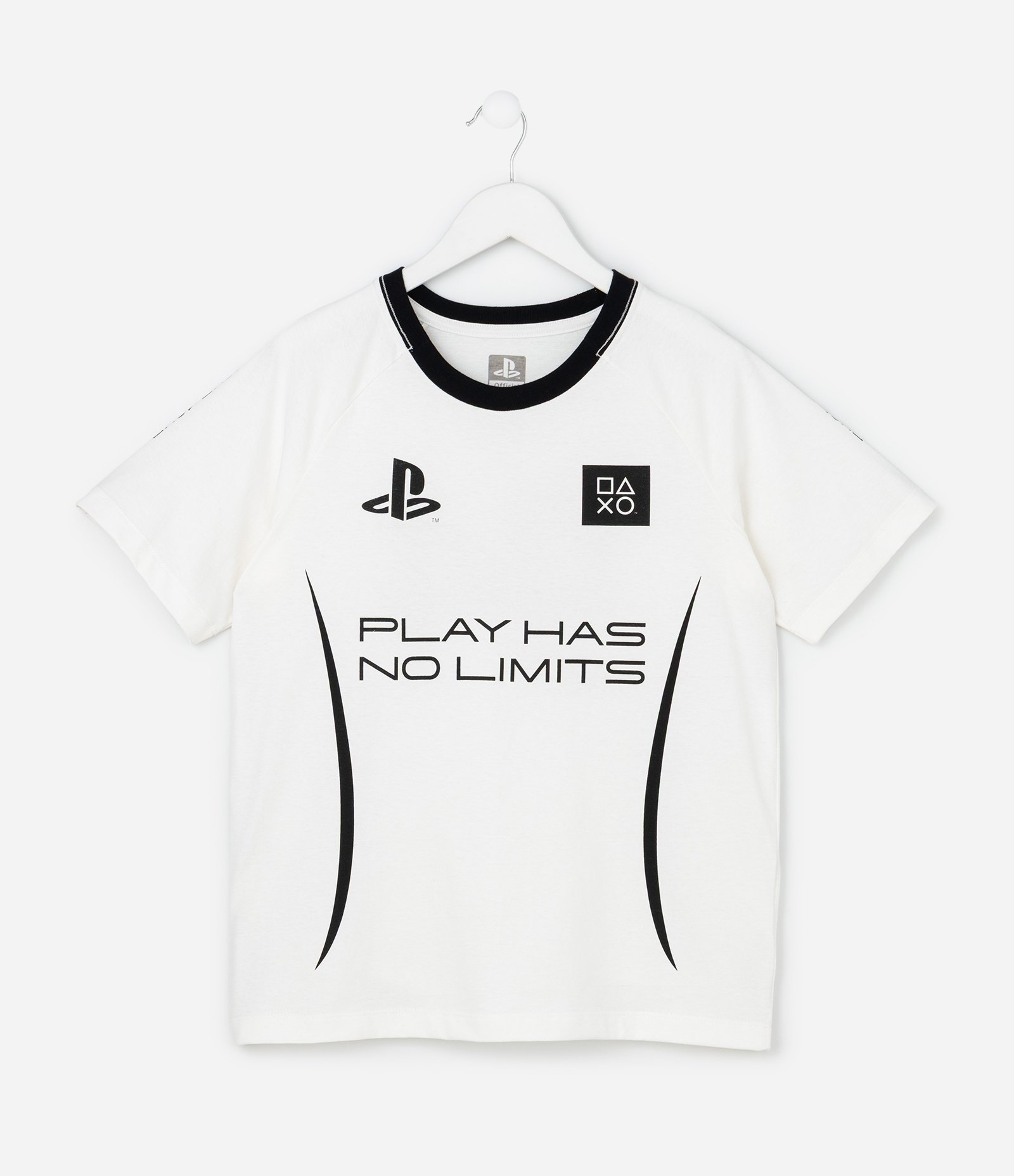 Camiseta Infantil em Algodão Playstation - Tam 5 a 14 Anos Branco 1