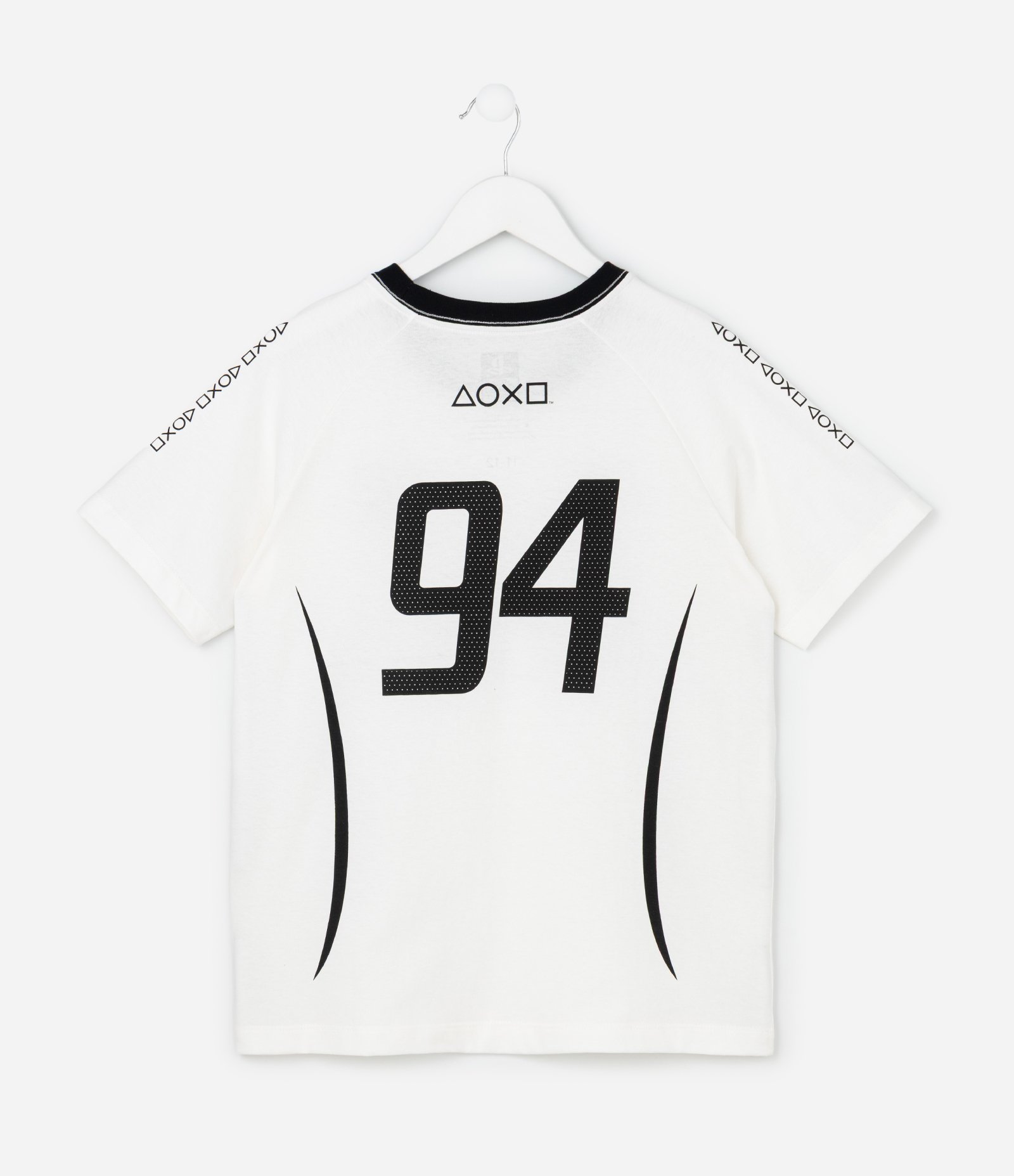 Camiseta Infantil em Algodão Playstation - Tam 5 a 14 Anos Branco 2