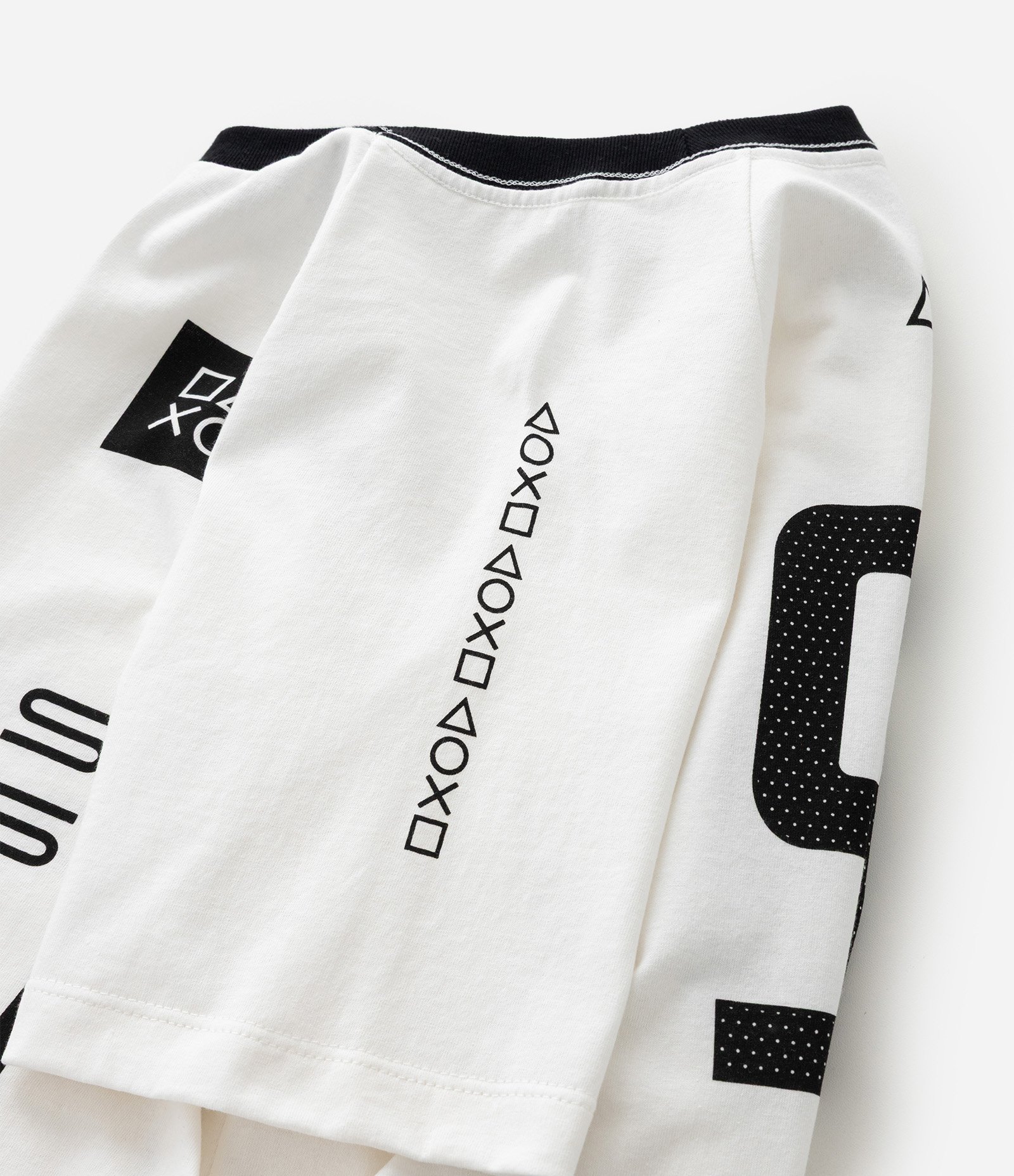 Camiseta Infantil em Algodão Playstation - Tam 5 a 14 Anos Branco 4