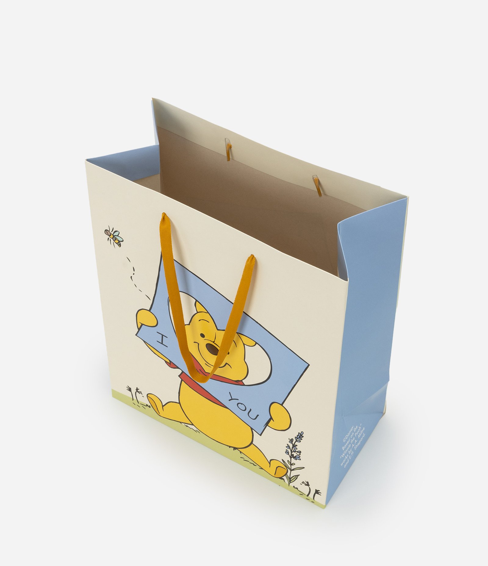 Embalagem de Presente Média com Estampa do Ursinho Pooh Bege 3