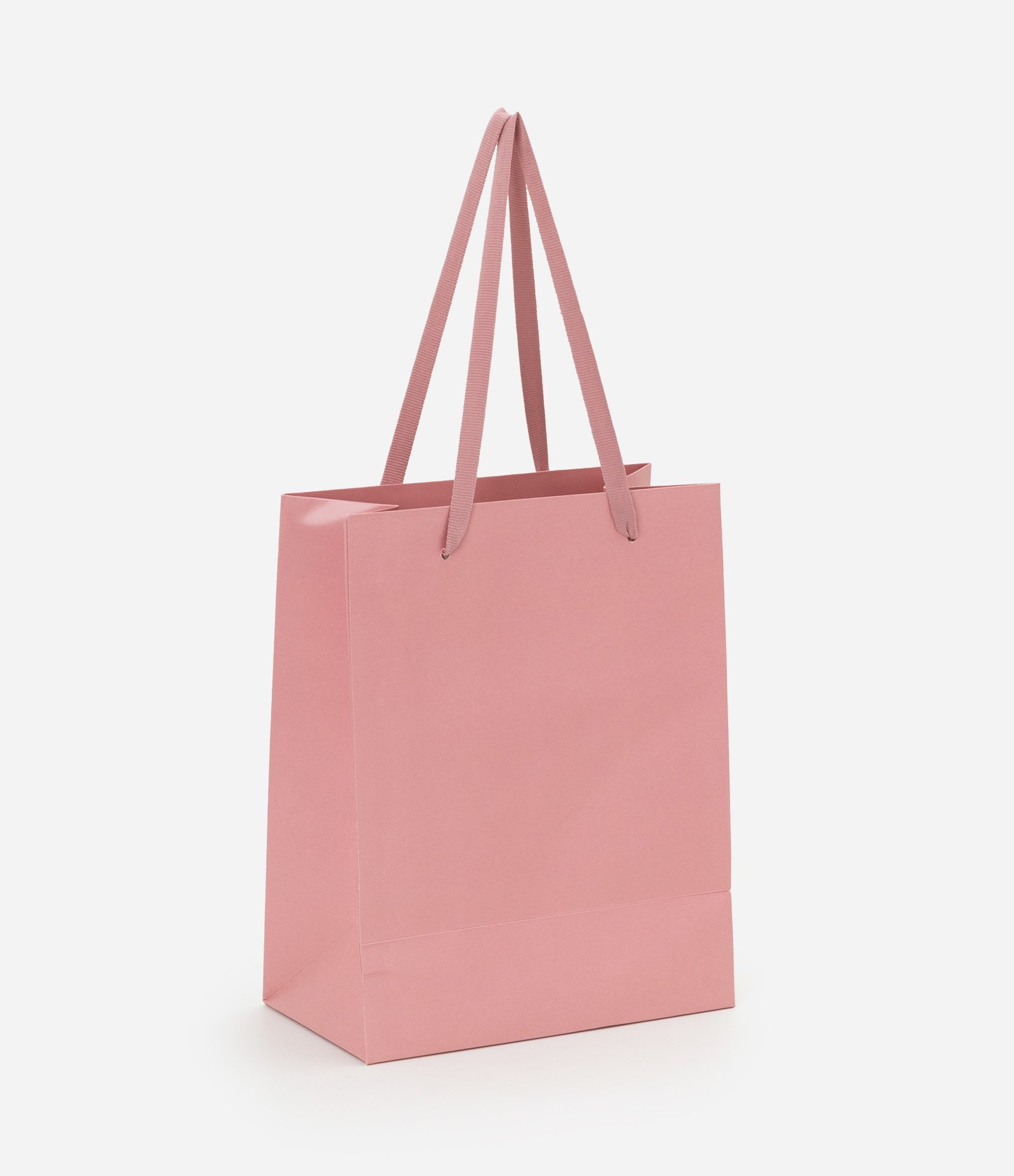 Embalagem de Presente Pequena com Alça Dupla Texturizada Rosa 1