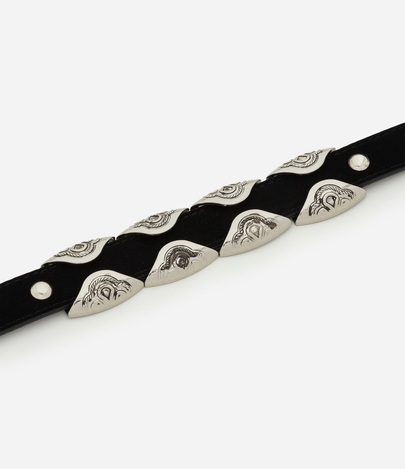 Cinto Médio com Fivela Diferenciada e Detalhes Faroeste Preto 3