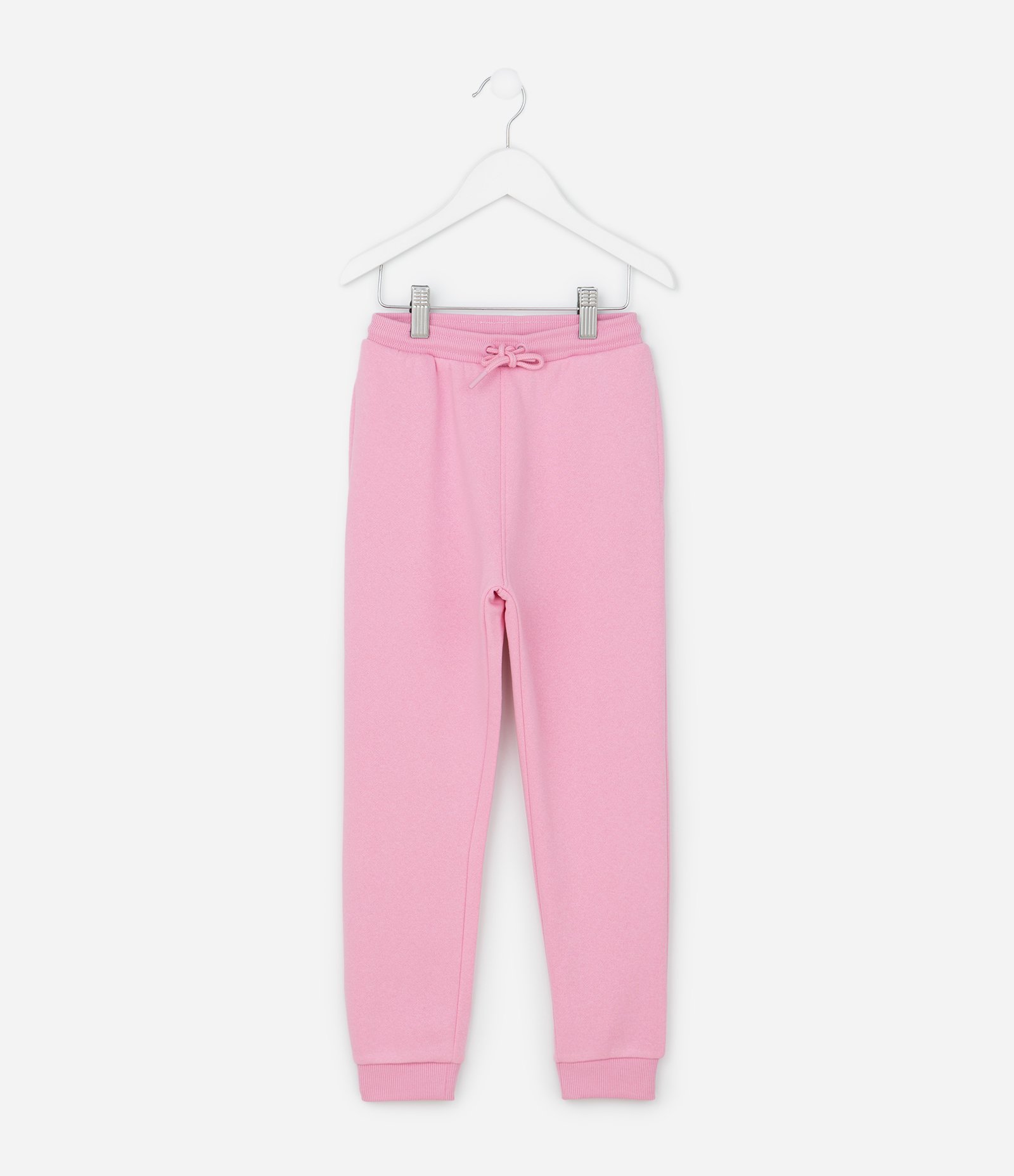 Calça Infantil Jogger em Moletom com Felpa – Tam 1 a 5 Anos Rosa 2