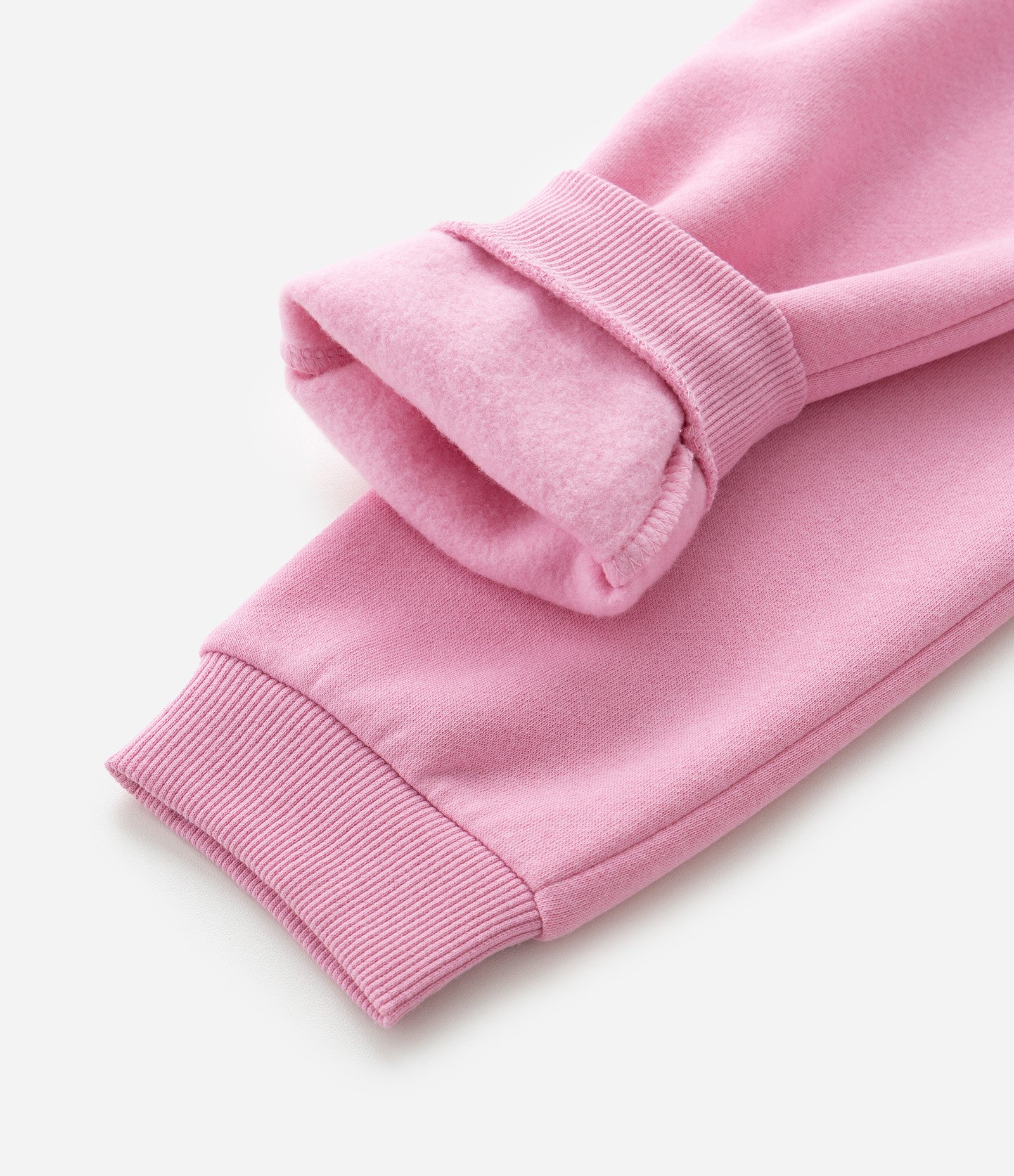 Calça Infantil Jogger em Moletom com Felpa – Tam 1 a 5 Anos Rosa 7