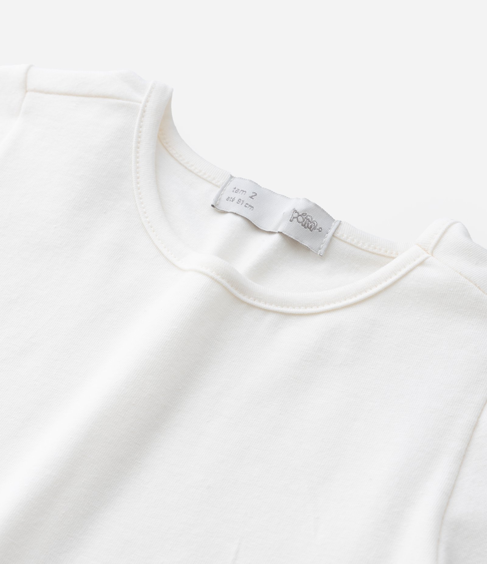 Vestido Infantil com Sobreposição de Tule - Tam 1 a 6 Anos Branco 8