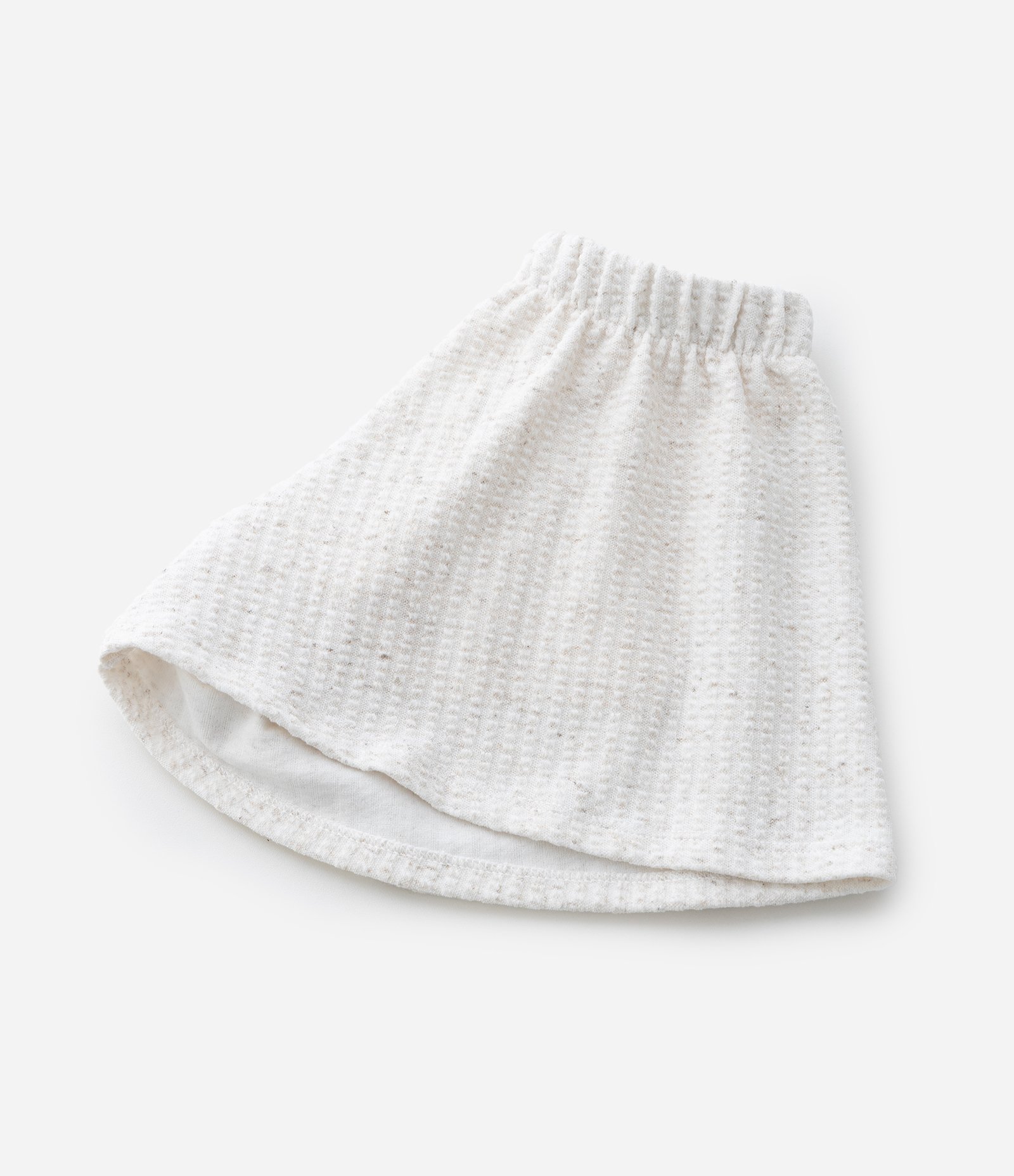 Conjunto Infantil com Flores Texturizada - Tam 1 a 6 Anos Bege 7