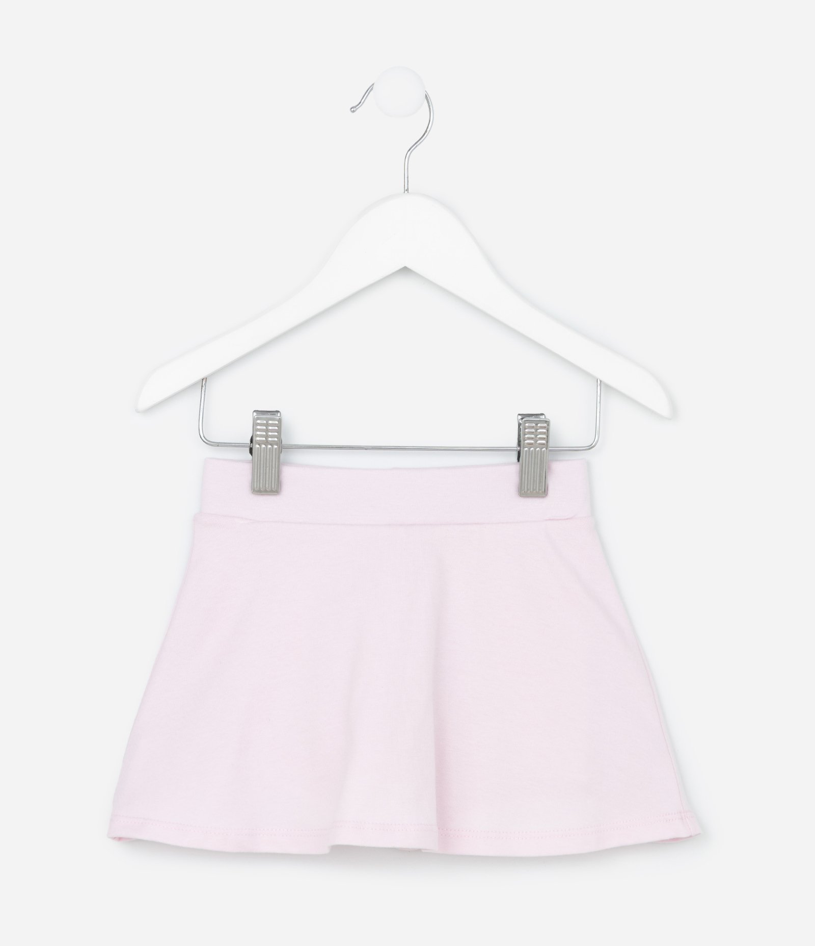 Short Saia Infantil Básico em Algodão - Tam 1 a 6 anos Rosa 1
