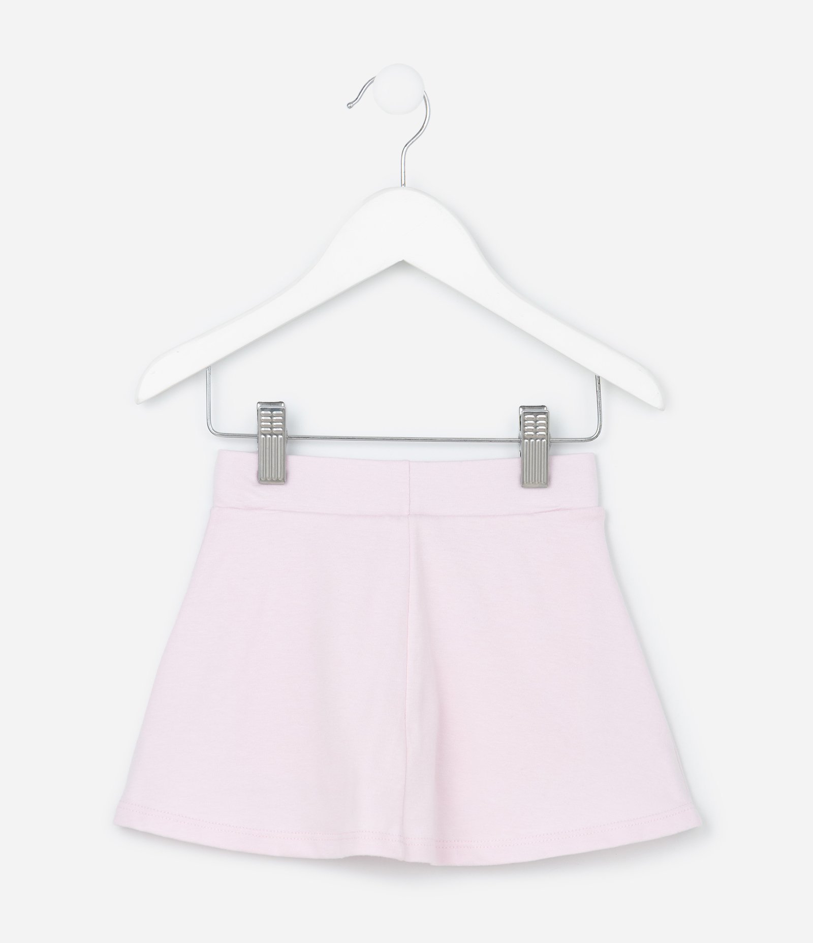 Short Saia Infantil Básico em Algodão - Tam 1 a 6 anos Rosa 2