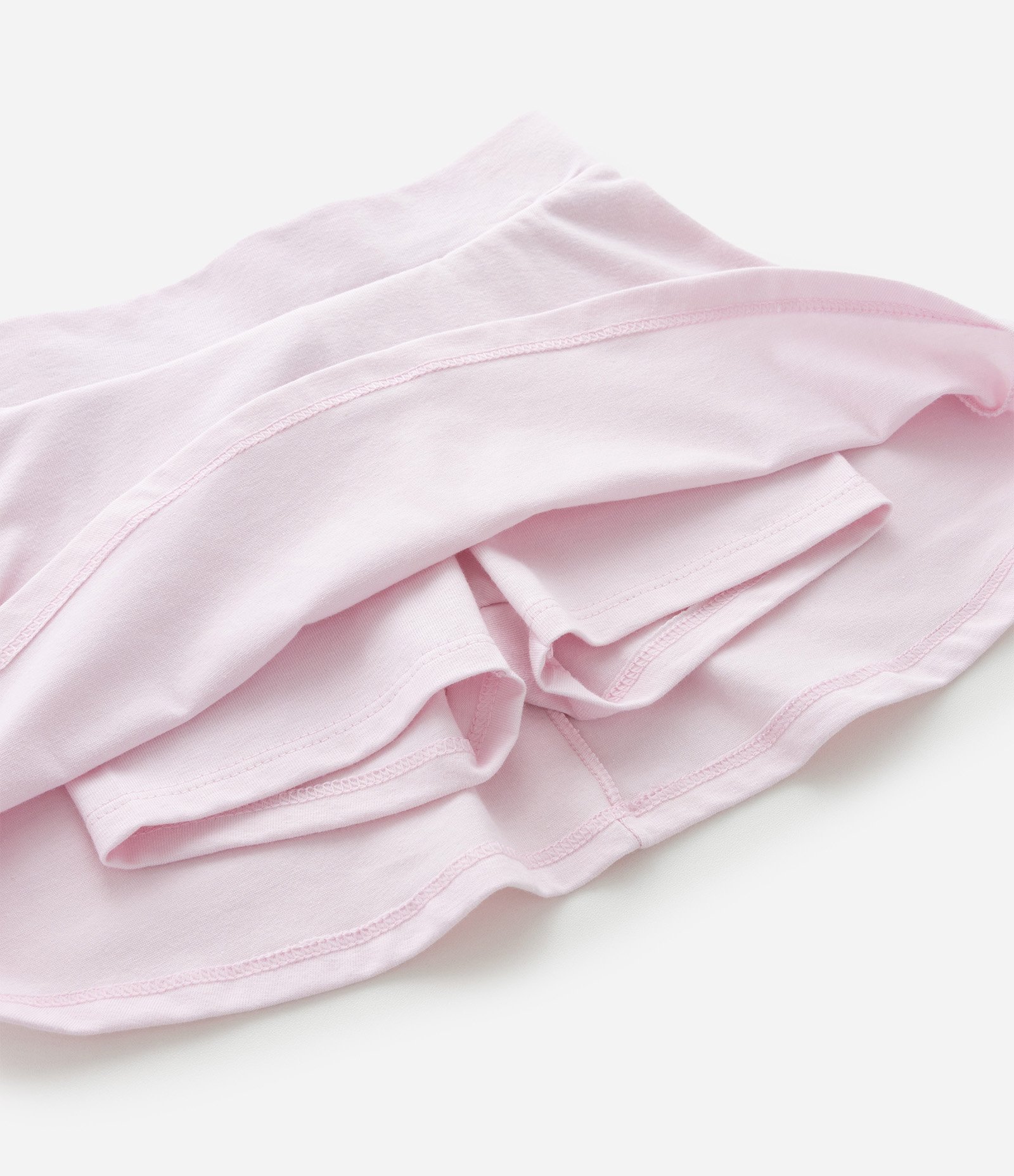 Short Saia Infantil Básico em Algodão - Tam 1 a 6 anos Rosa 5
