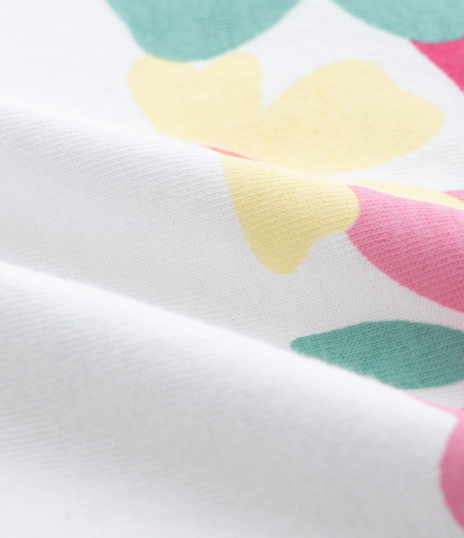 Conjunto Infantil com Estampa Floral e Lettering Love Life - Tam 1 a 6 Anos Branco 9