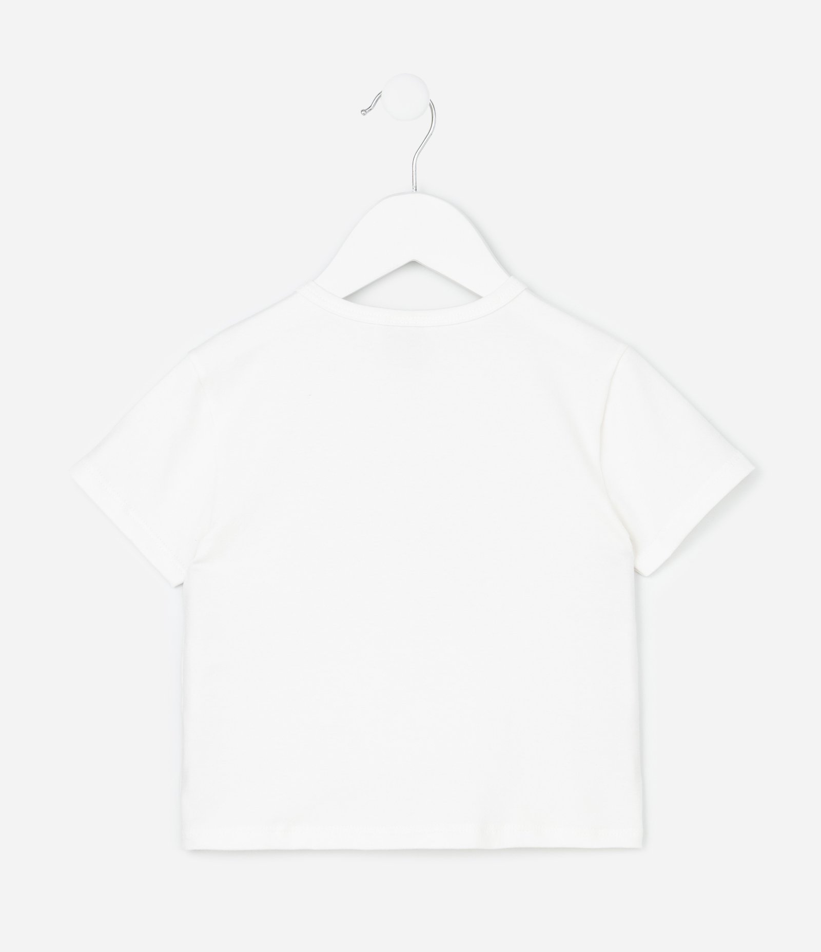 Conjunto Infantil em Cotton com Flores - Tam 1 a 6 Anos Branco/Rosa 3