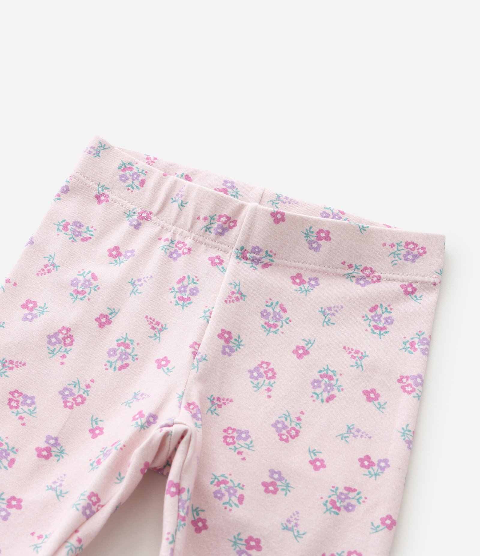 Conjunto Infantil em Cotton com Flores - Tam 1 a 6 Anos Branco/Rosa 6